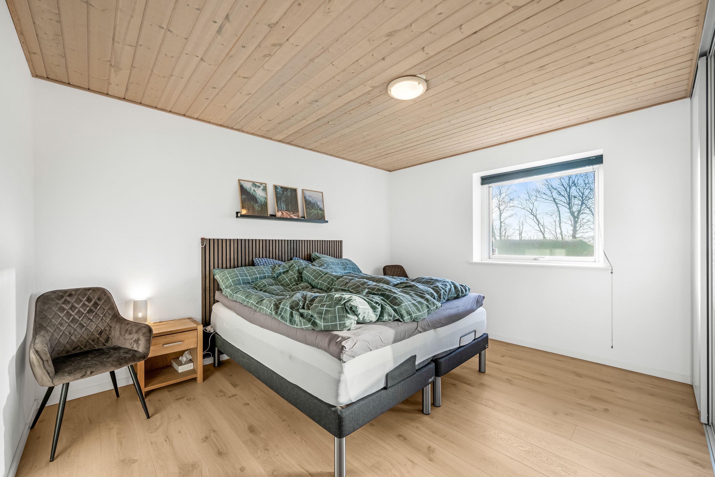 Fremhævet soveværelse billede i fuldskærmstilstand. Billede af Vorgod Østerbyvej 19, Vorgod Ø, 6920 Videbæk