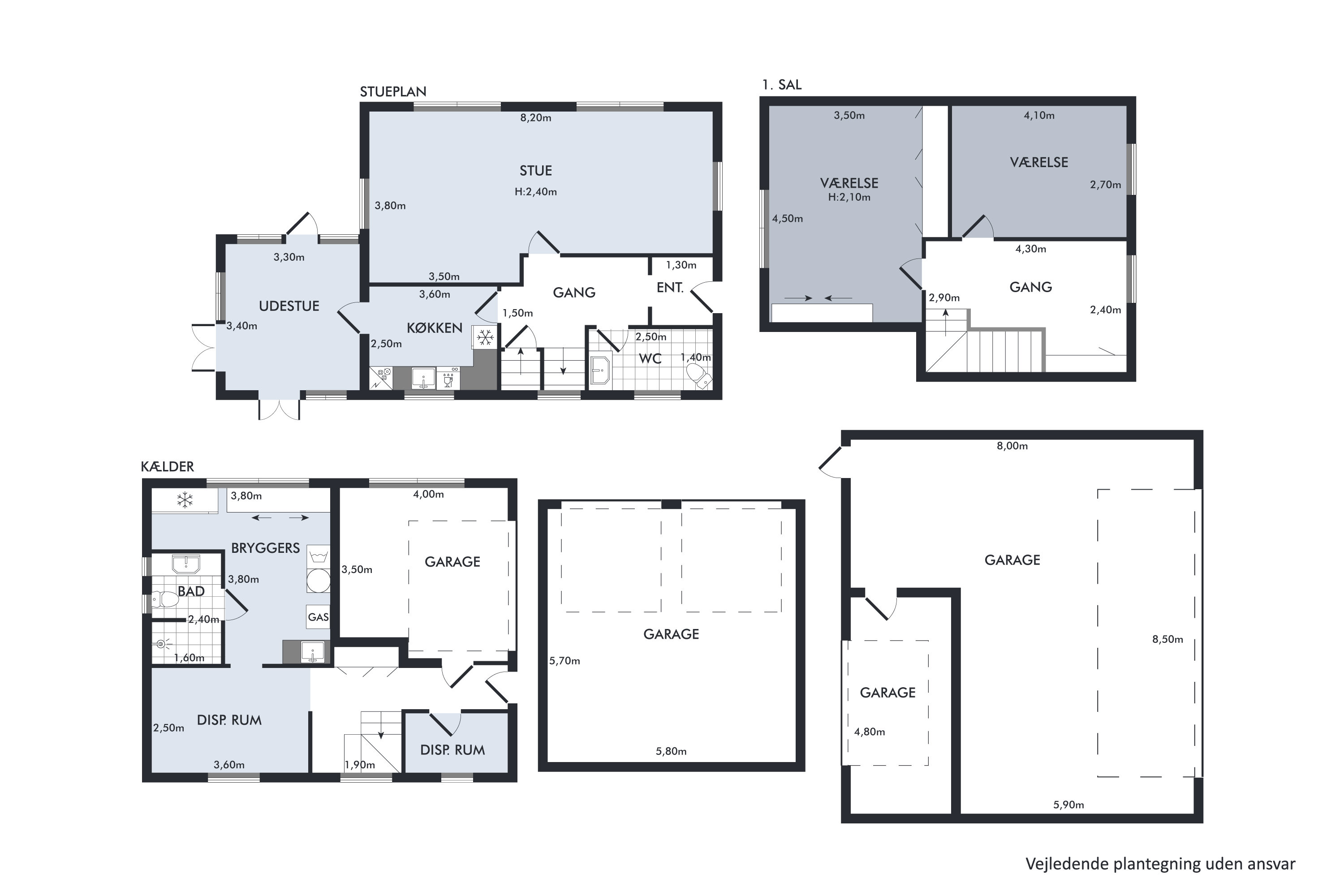 Plantegninger billede af Uggerbyvej 16, Åbyen, 9850 Hirtshals