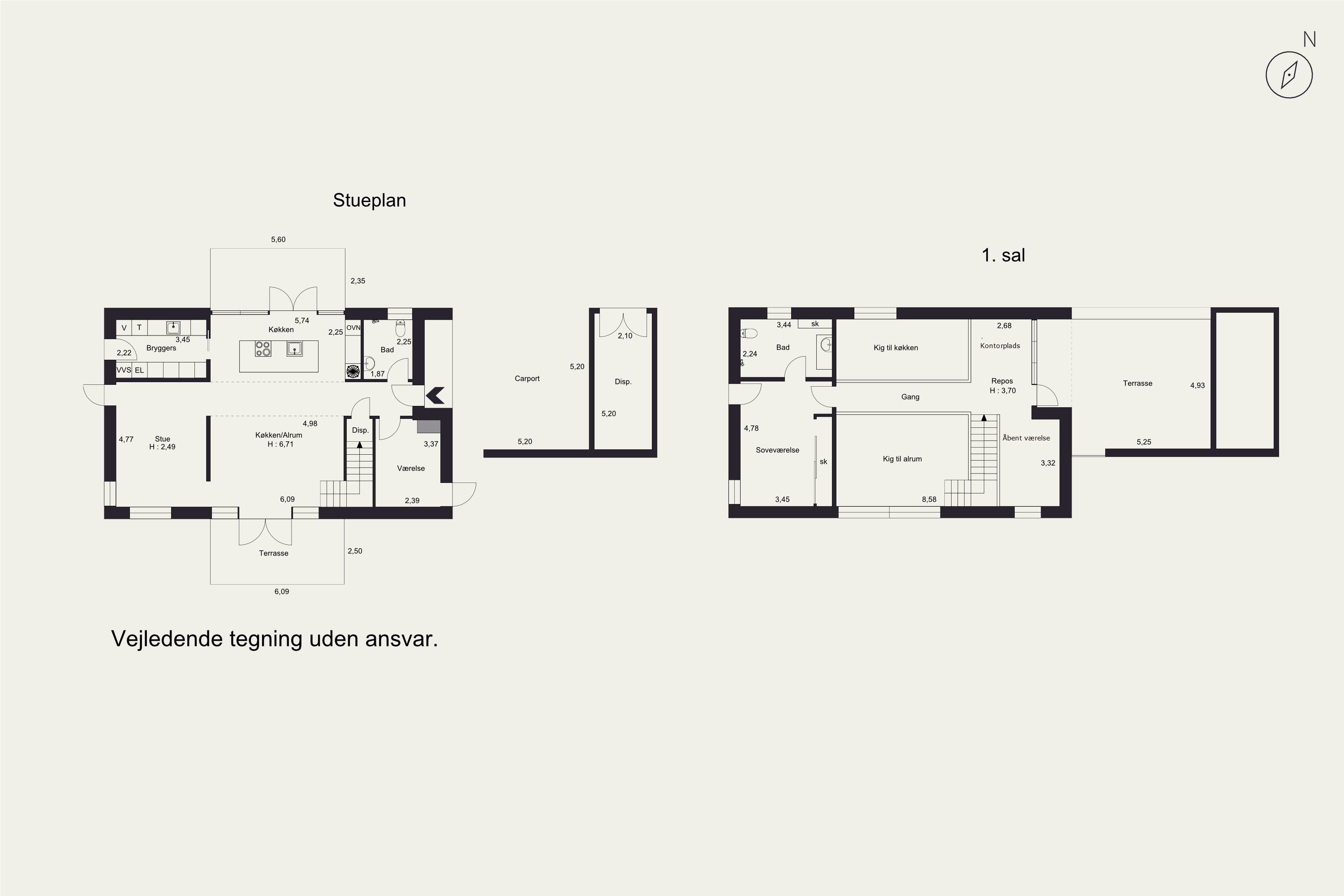 Plantegninger billede af Hou Strandpark 39, Hou, 8300 Odder