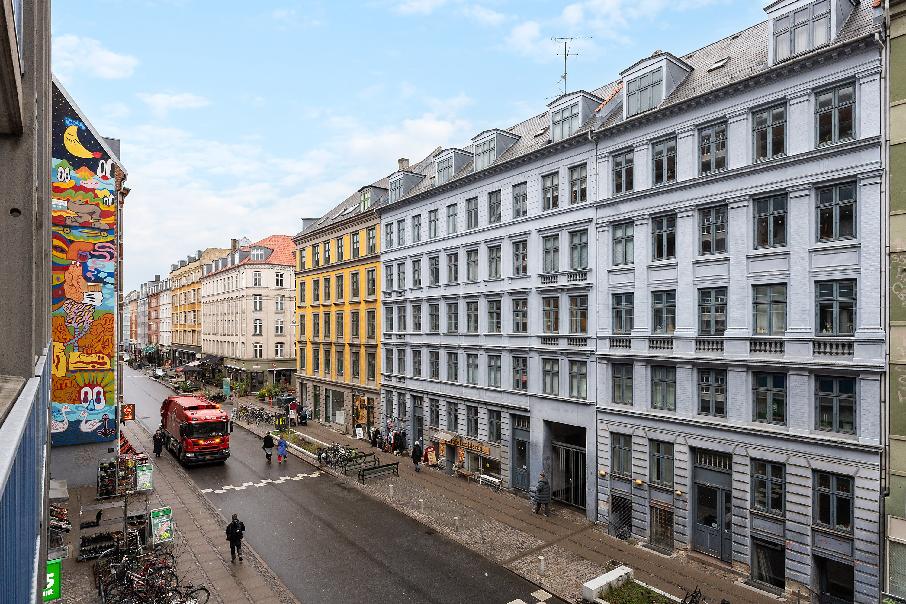 Fremhævet udsigt billede i fuldskærmstilstand. Billede af Rantzausgade 11, 2. 1., 2200 København N