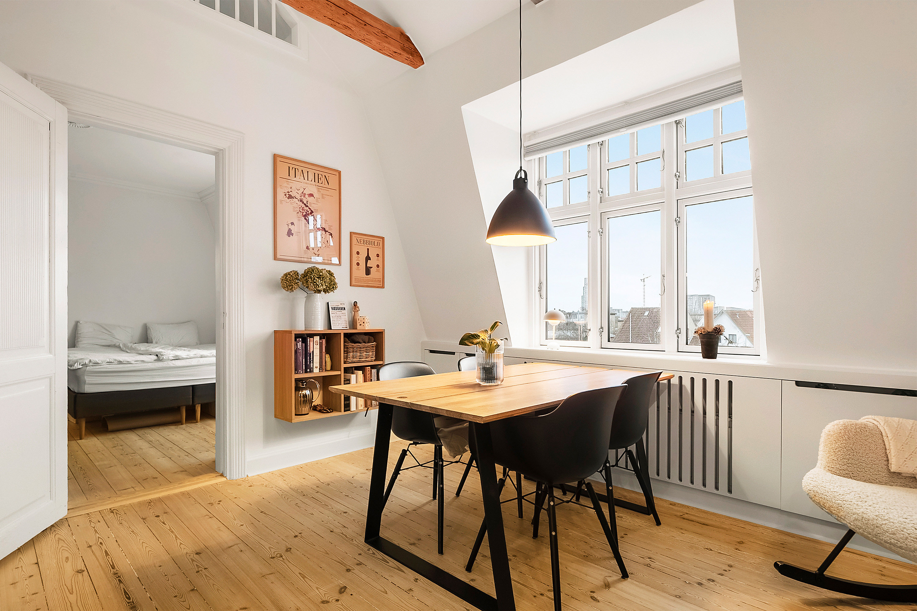 Miniaturebillede 2: spisestue. Billede af Stavangergade 8, 2. tv., Christiansbjerg , 8200 Aarhus N