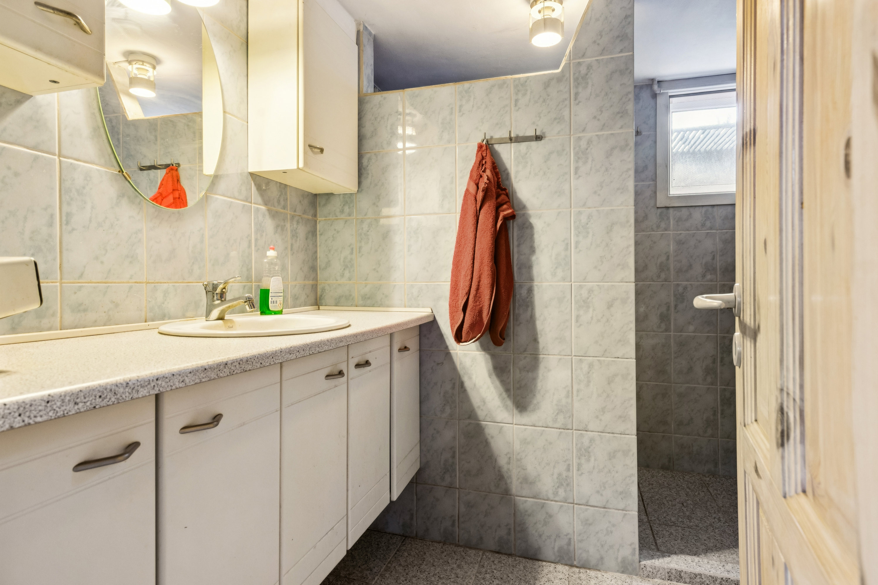 Fremhævet badeværelse billede i fuldskærmstilstand. Billede af Ane Kathrinesvej 13, 9500 Hobro