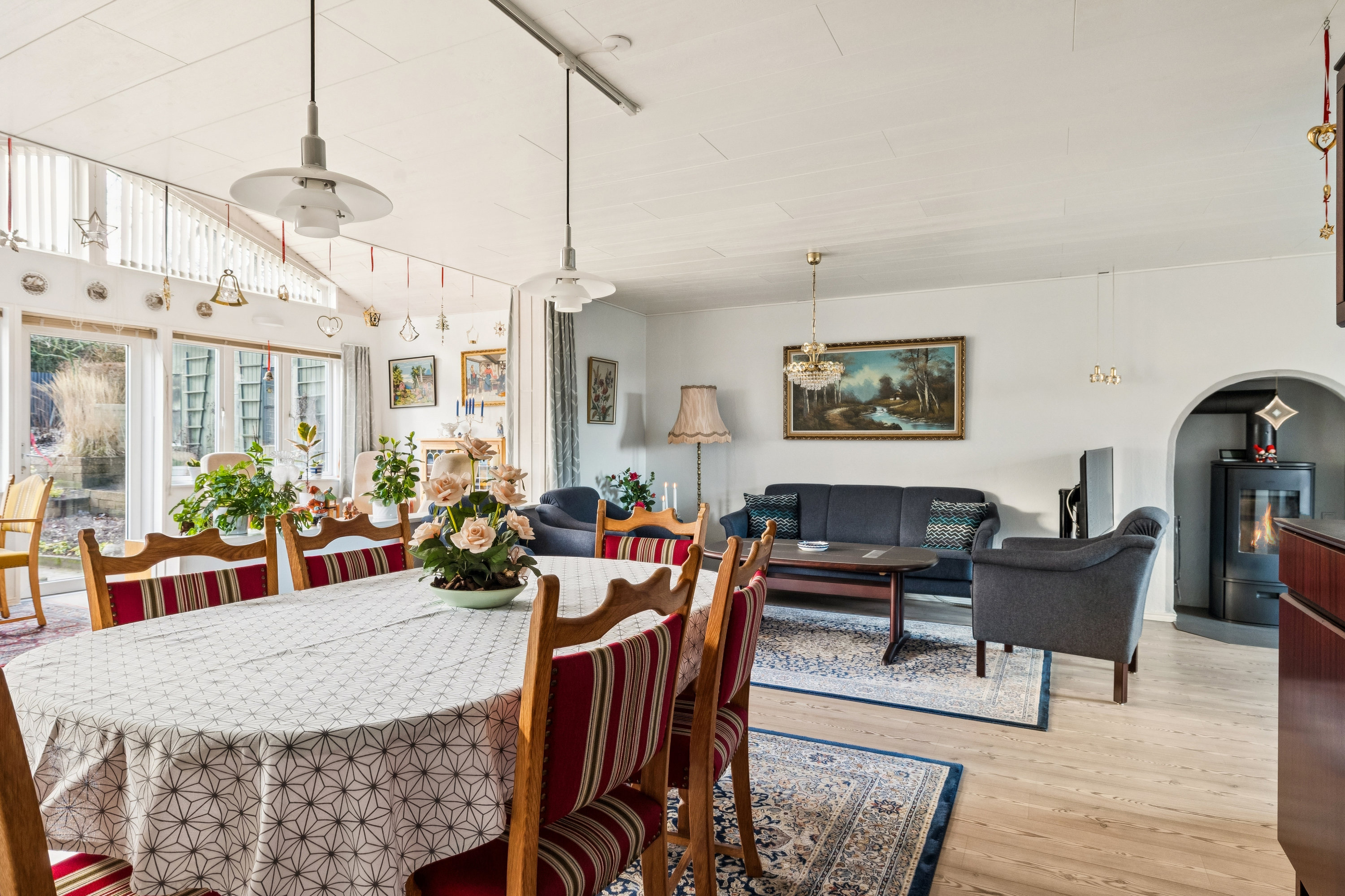 Fremhævet stue billede i fuldskærmstilstand. Billede af Ane Kathrinesvej 13, 9500 Hobro