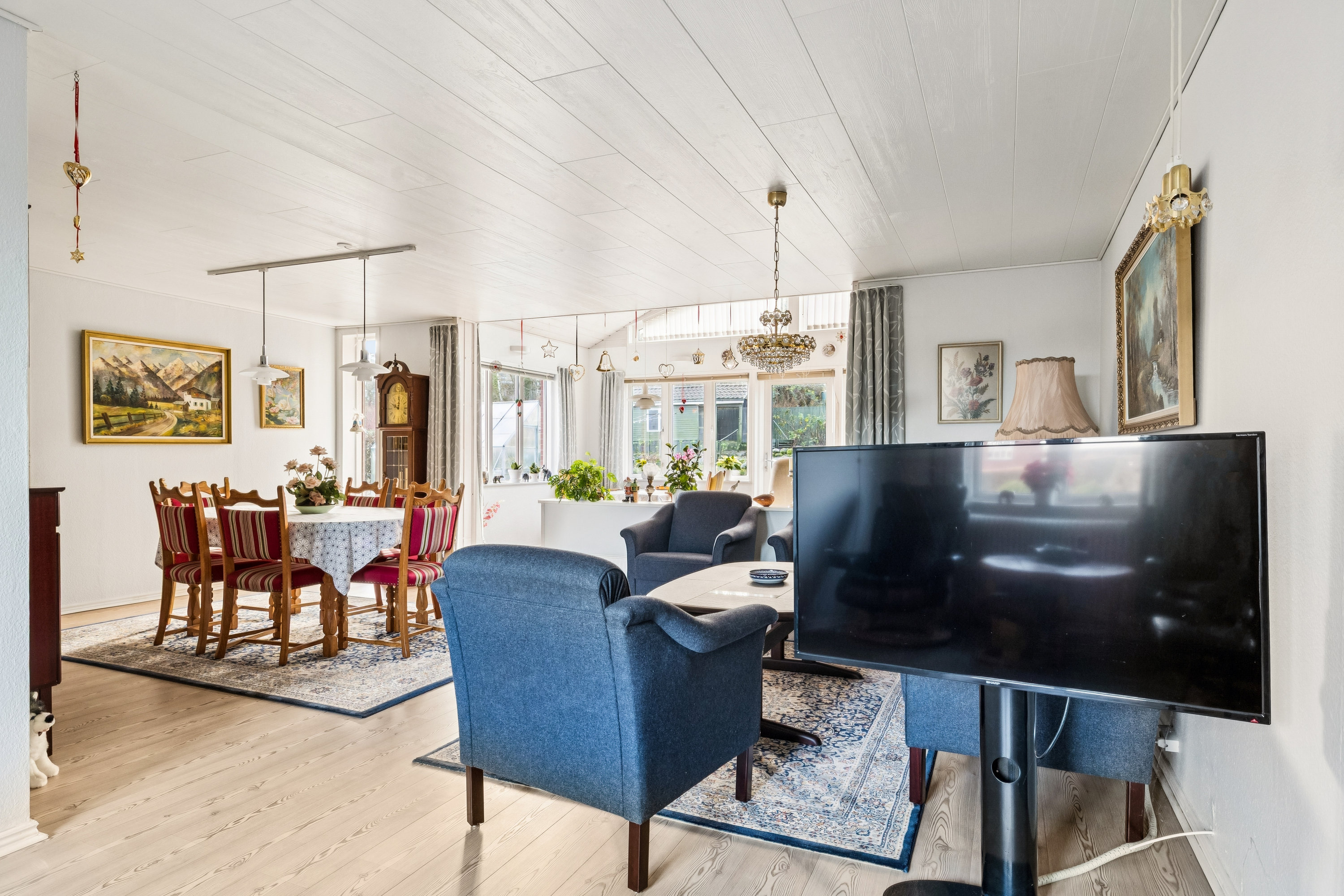 Fremhævet stue billede i fuldskærmstilstand. Billede af Ane Kathrinesvej 13, 9500 Hobro