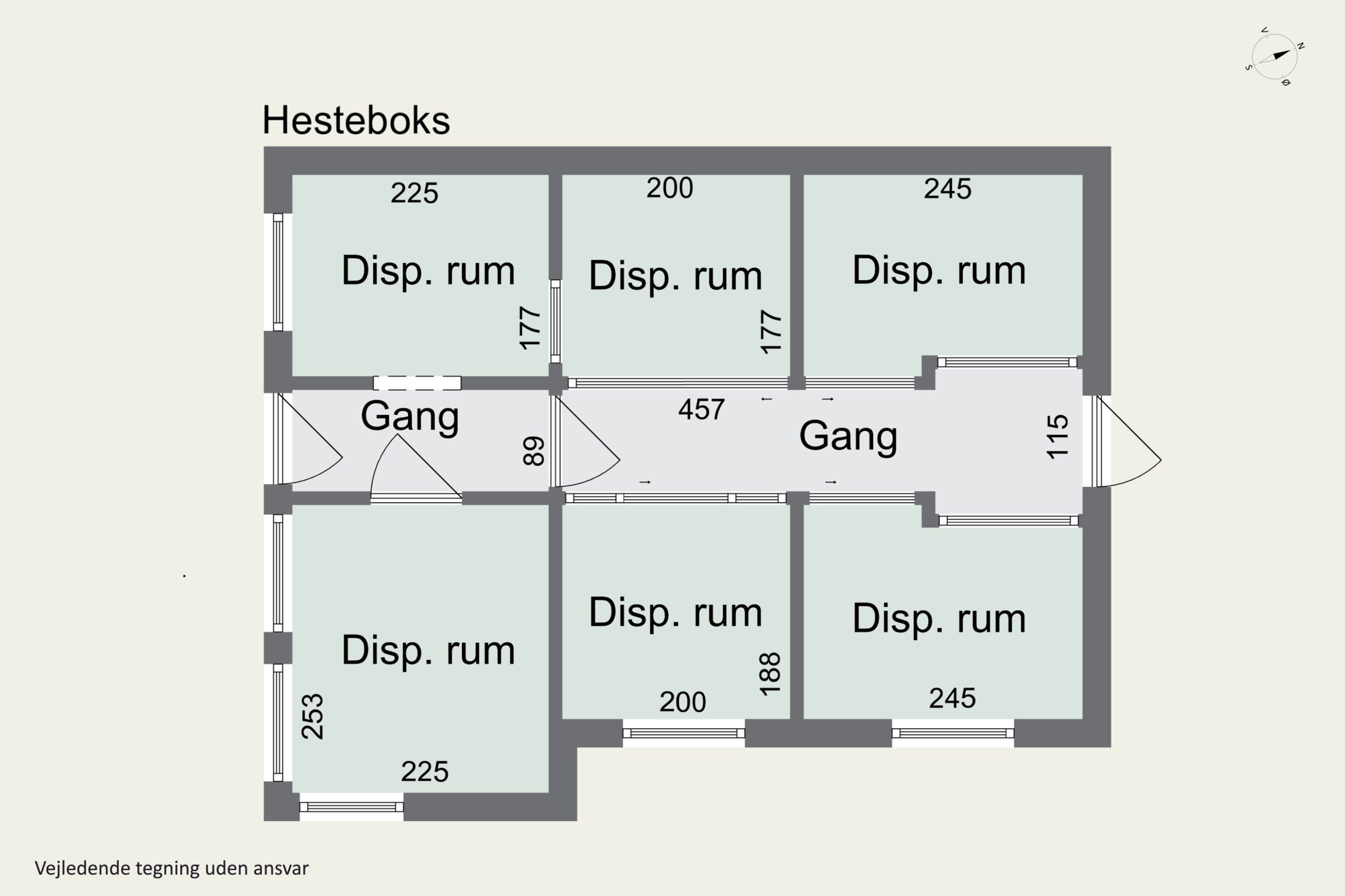 Plantegninger billede af Vestergade 16, Frøslev, 6330 Padborg