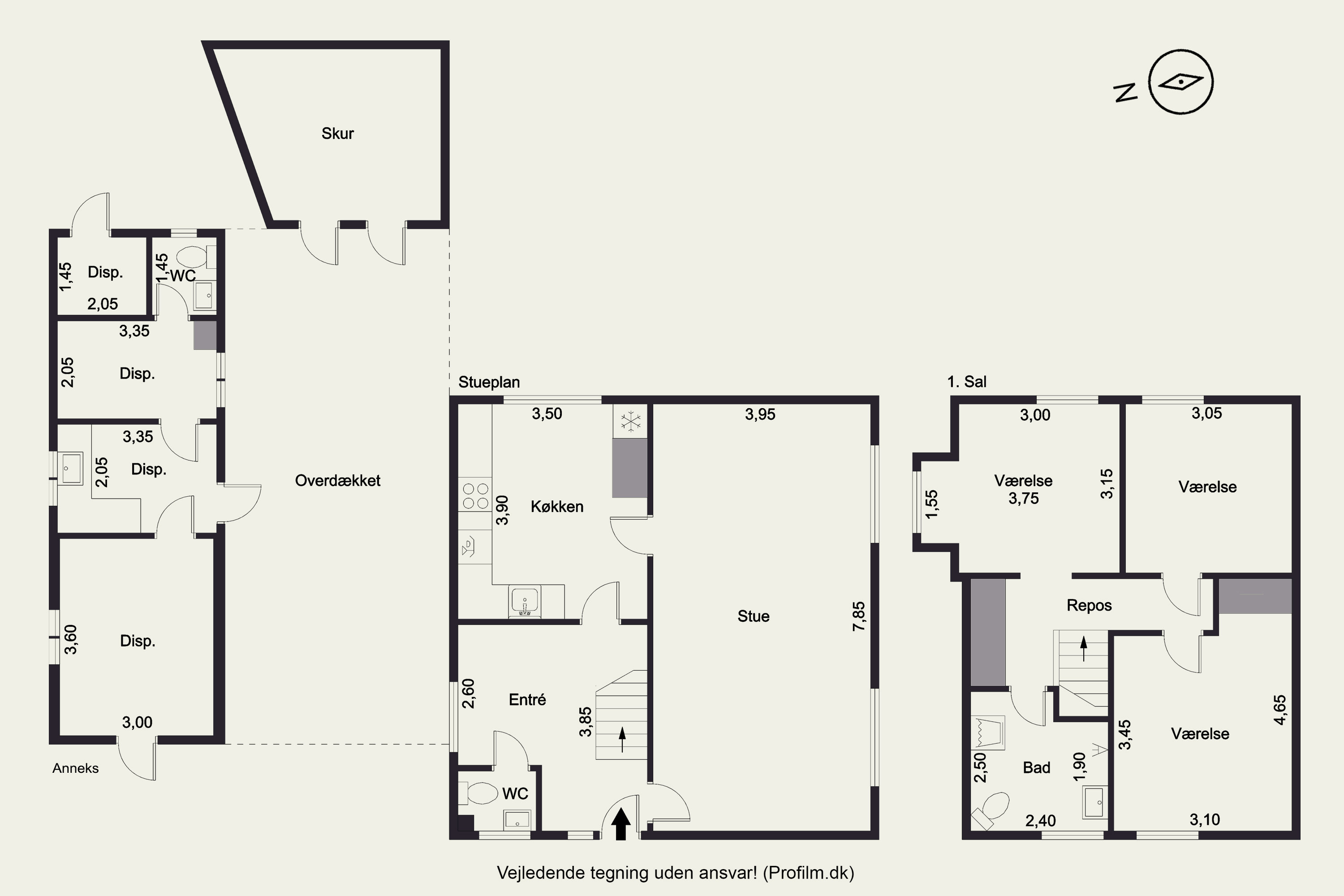 Plantegninger billede af Østre Alle 1B, 3250 Gilleleje