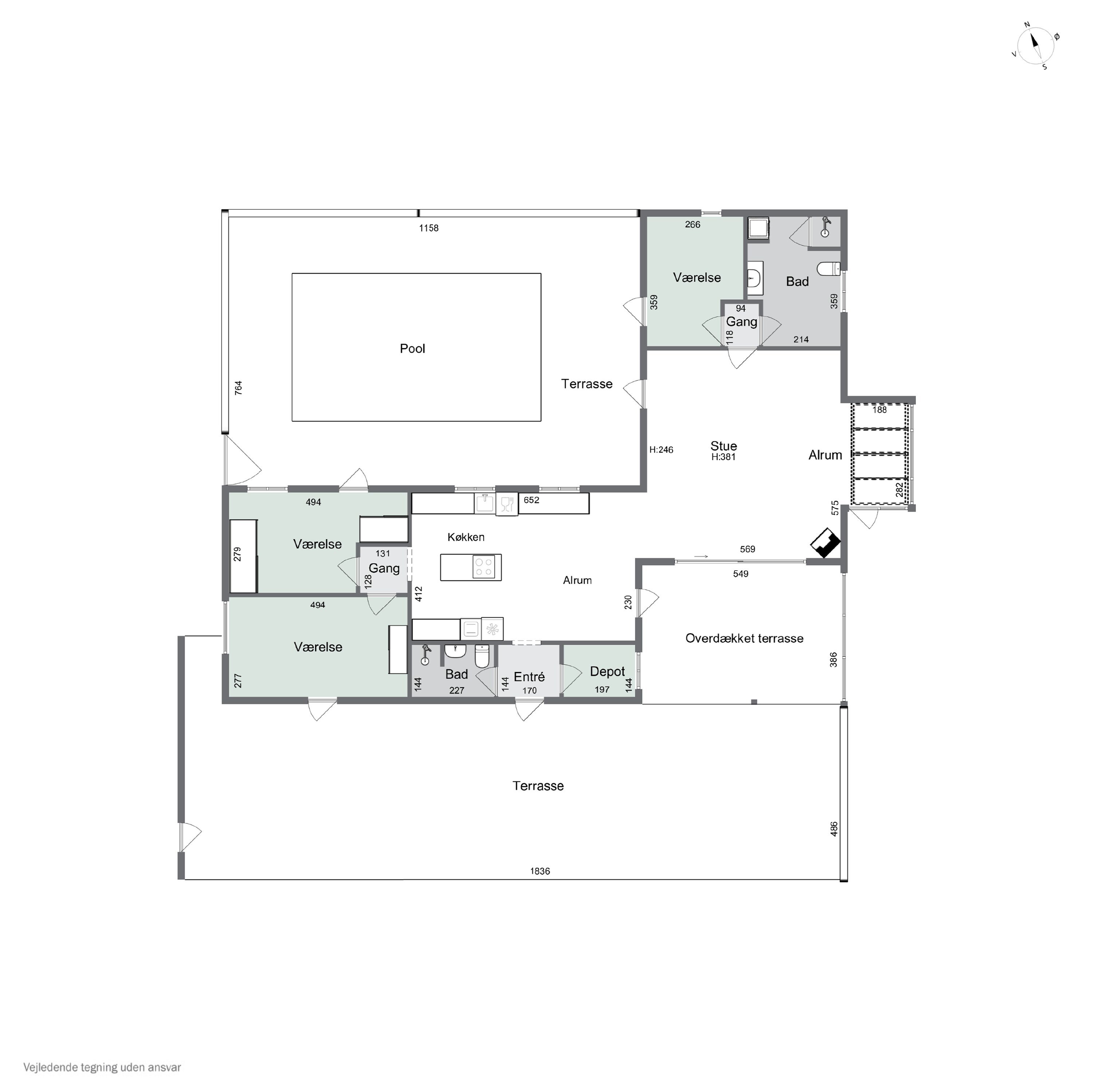 Plantegninger billede af Melonvej 3, 4760 Vordingborg