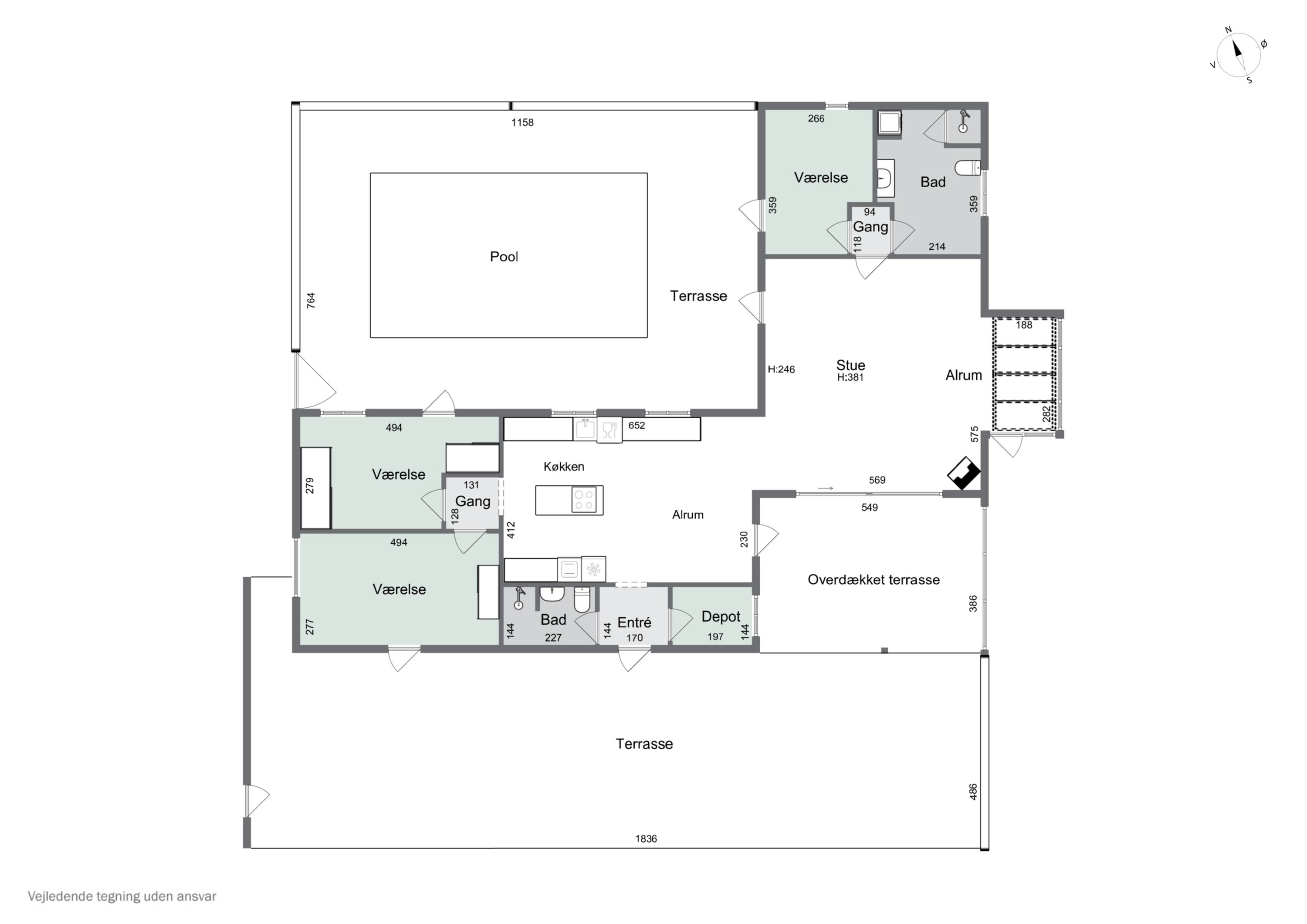 Plantegninger billede af Melonvej 3, 4760 Vordingborg