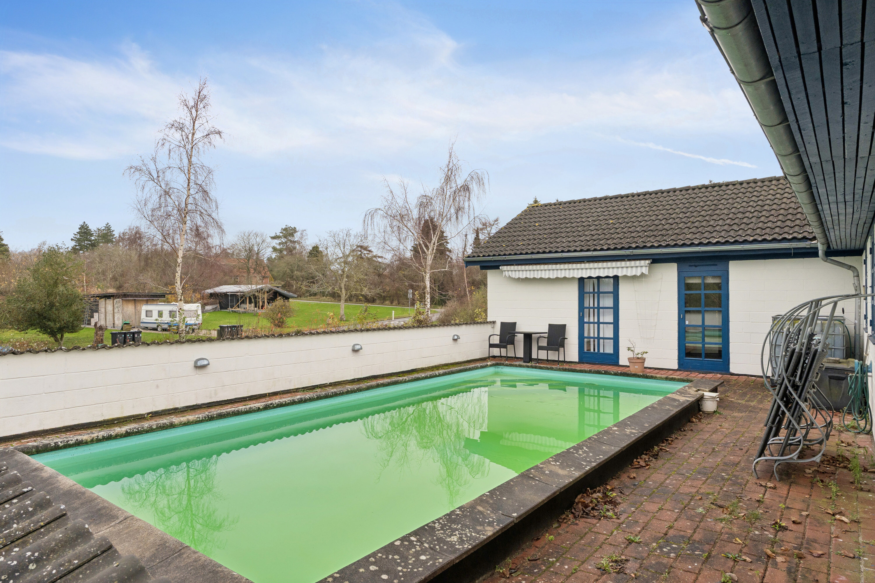 Fremhævet swimmingpool billede i fuldskærmstilstand. Billede af Melonvej 3, 4760 Vordingborg