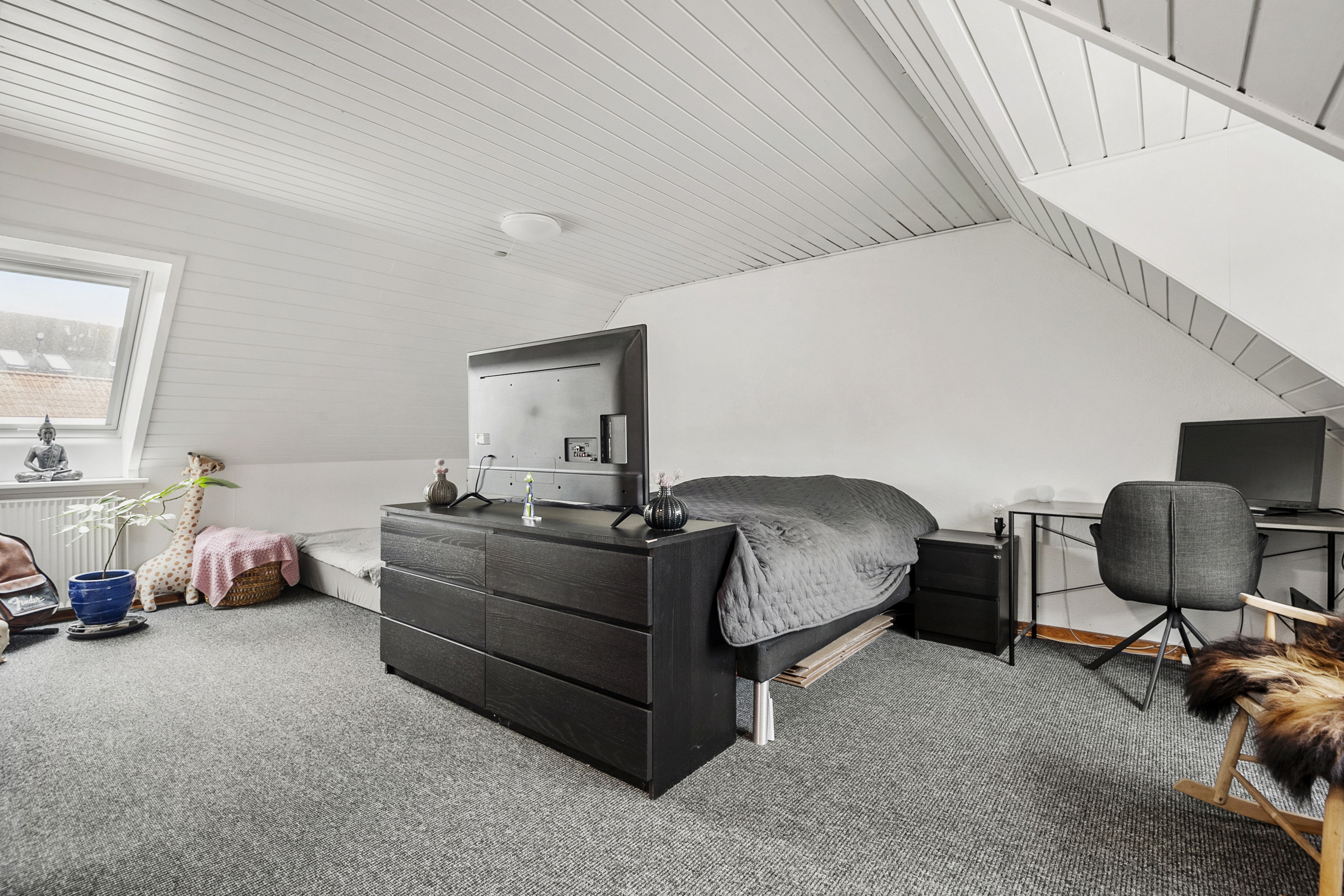 Fremhævet soveværelse billede i fuldskærmstilstand. Billede af Nørrevold 50, 6800 Varde