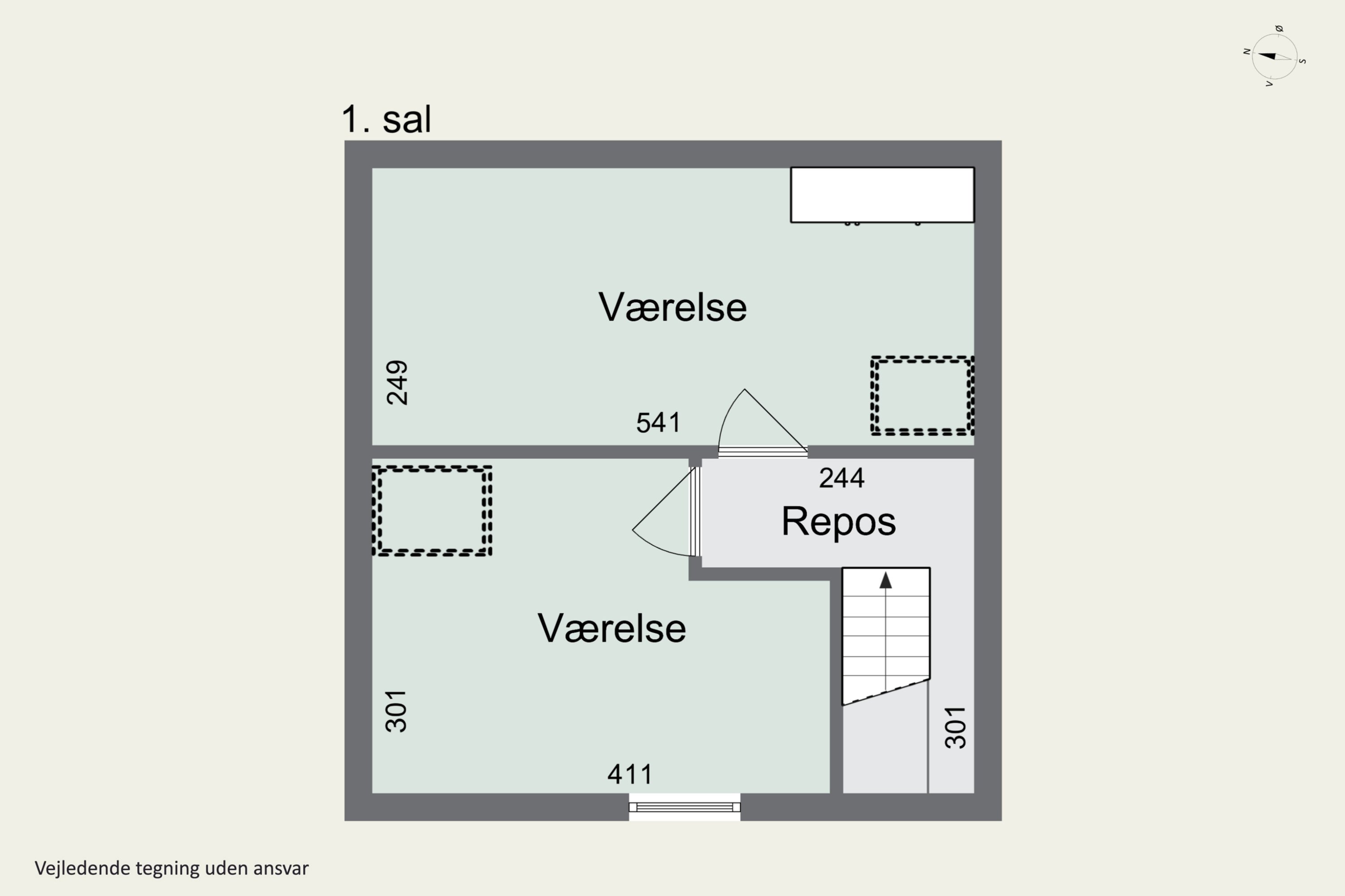Plantegninger billede af Sigurdsgade 24, 3700 Rønne