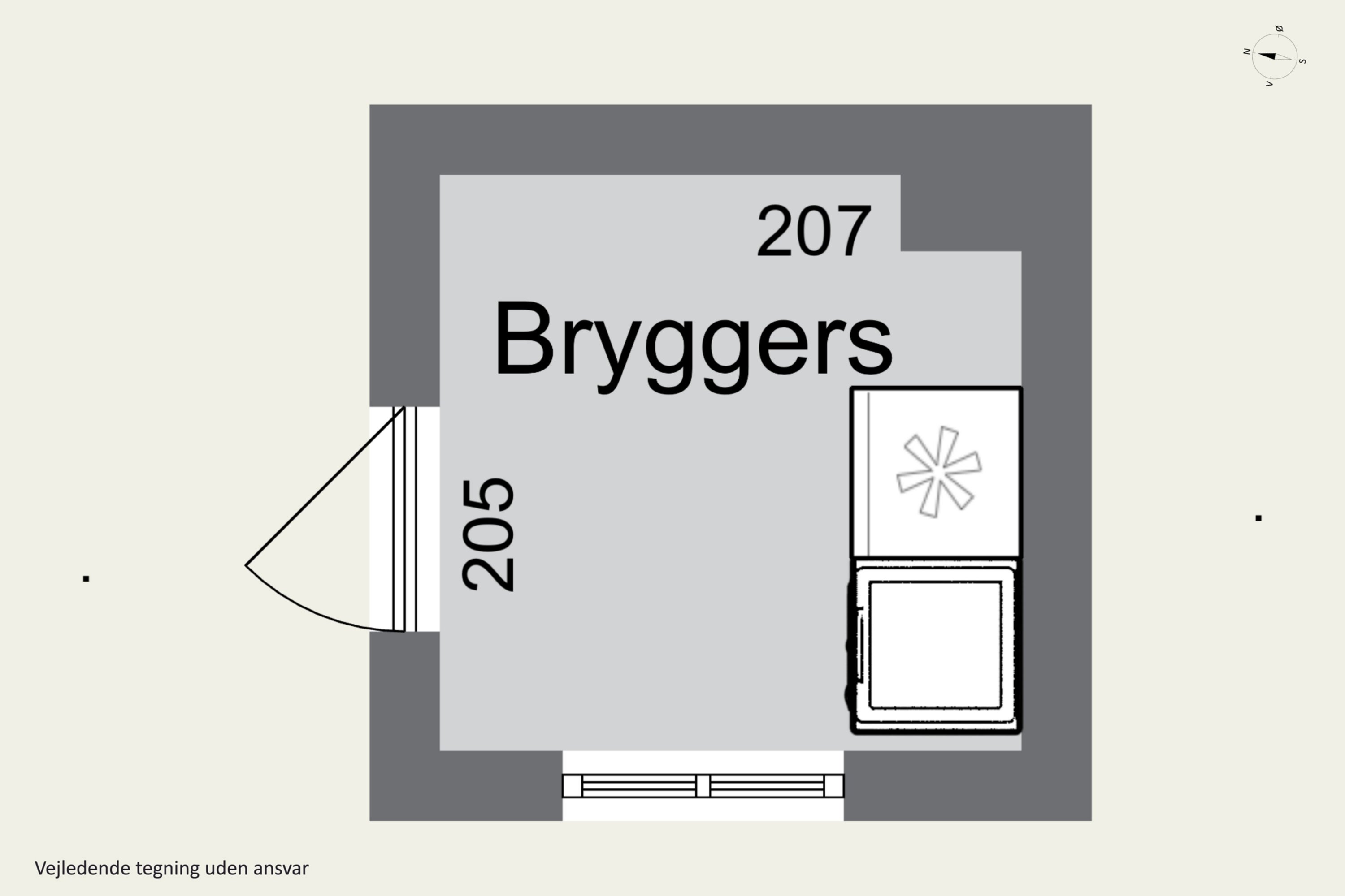 Plantegninger billede af Sigurdsgade 24, 3700 Rønne