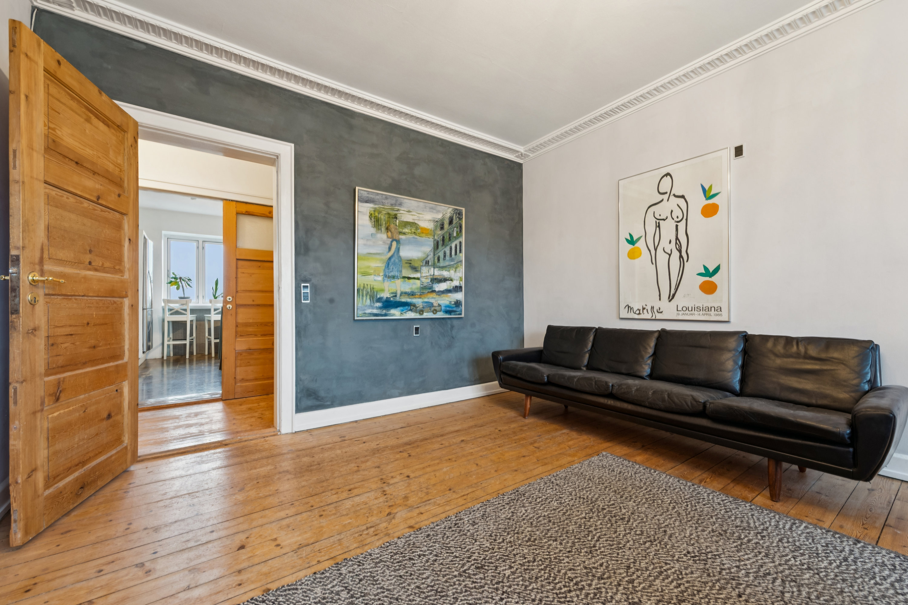 Fremhævet stue billede i fuldskærmstilstand. Billede af Brønshøj Kirkevej 4, 3. th., 2700 Brønshøj