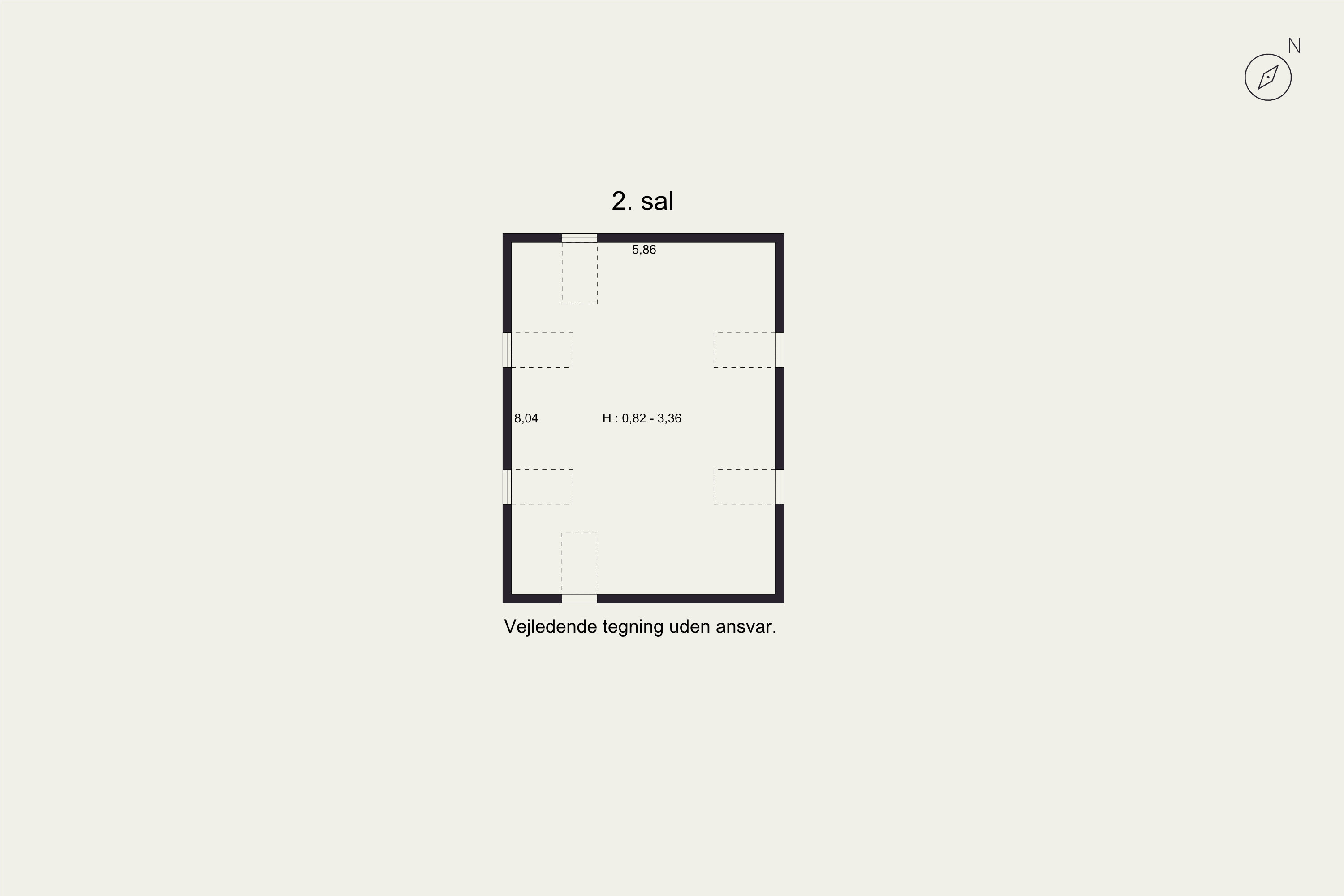 Plantegninger billede af Birkerød Kongevej 89, 3460 Birkerød