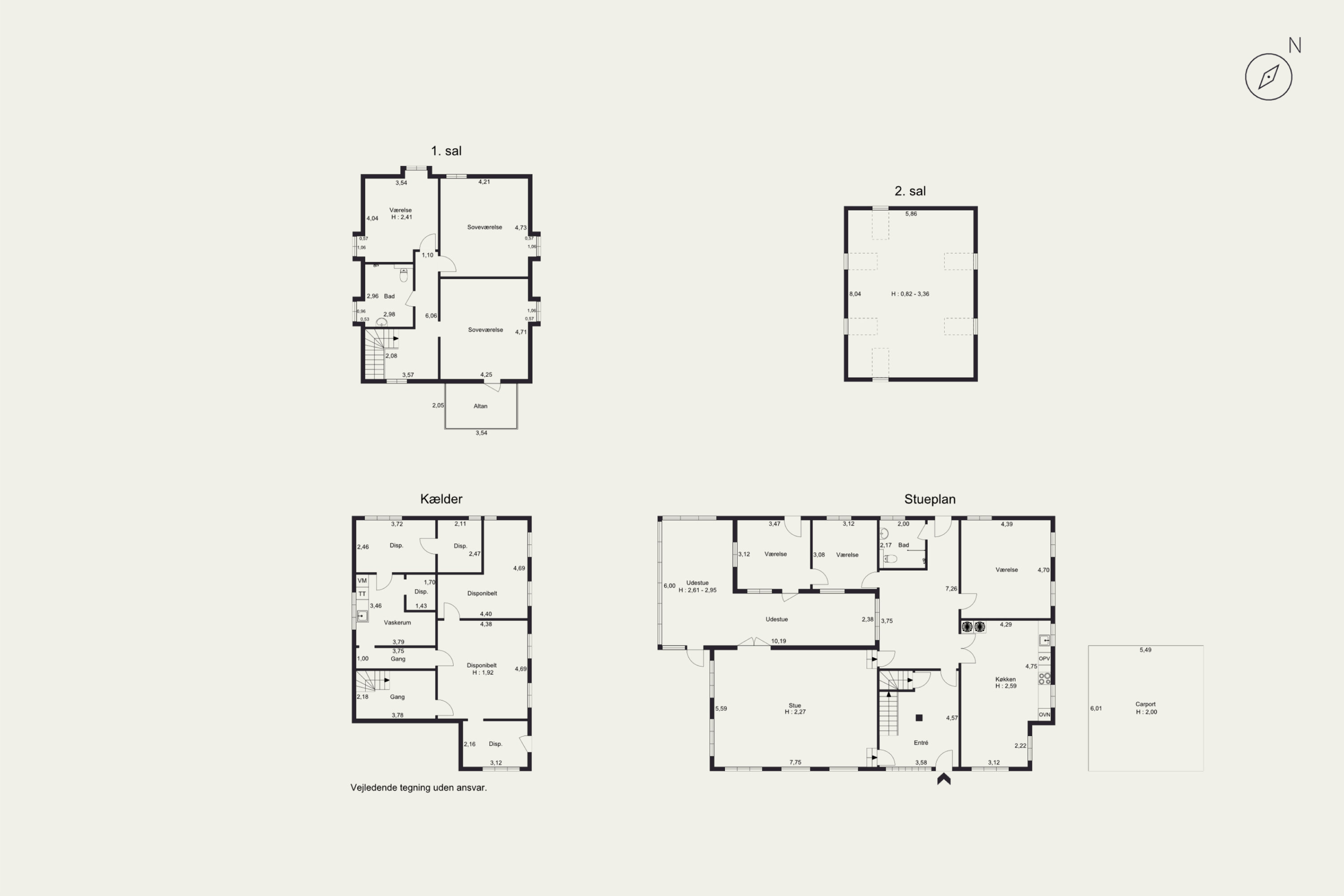 Plantegninger billede af Birkerød Kongevej 89, 3460 Birkerød