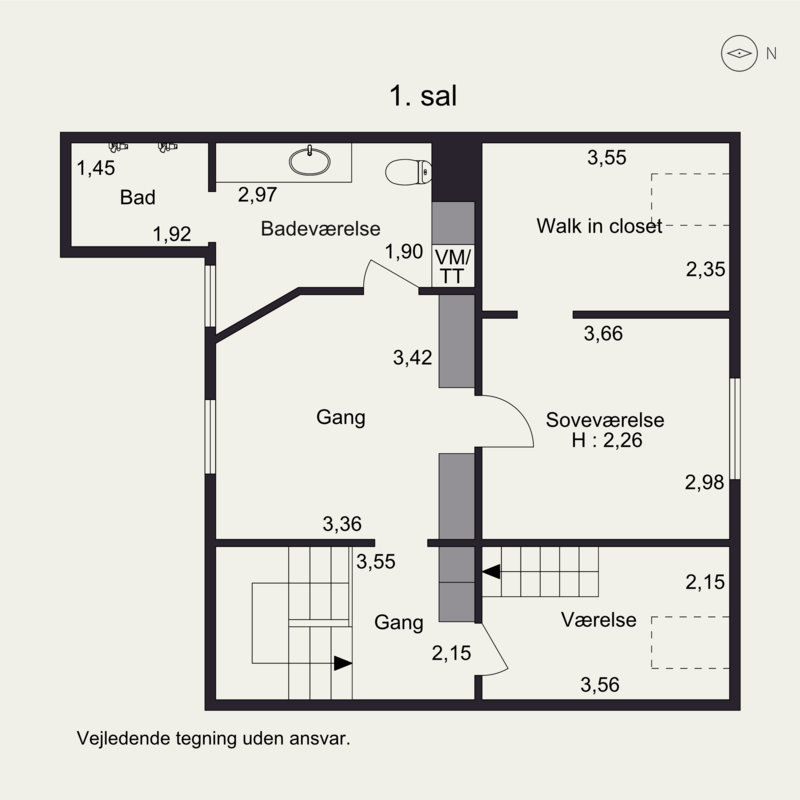 Plantegninger billede af Jagtvej 54, 1., 5000 Odense C