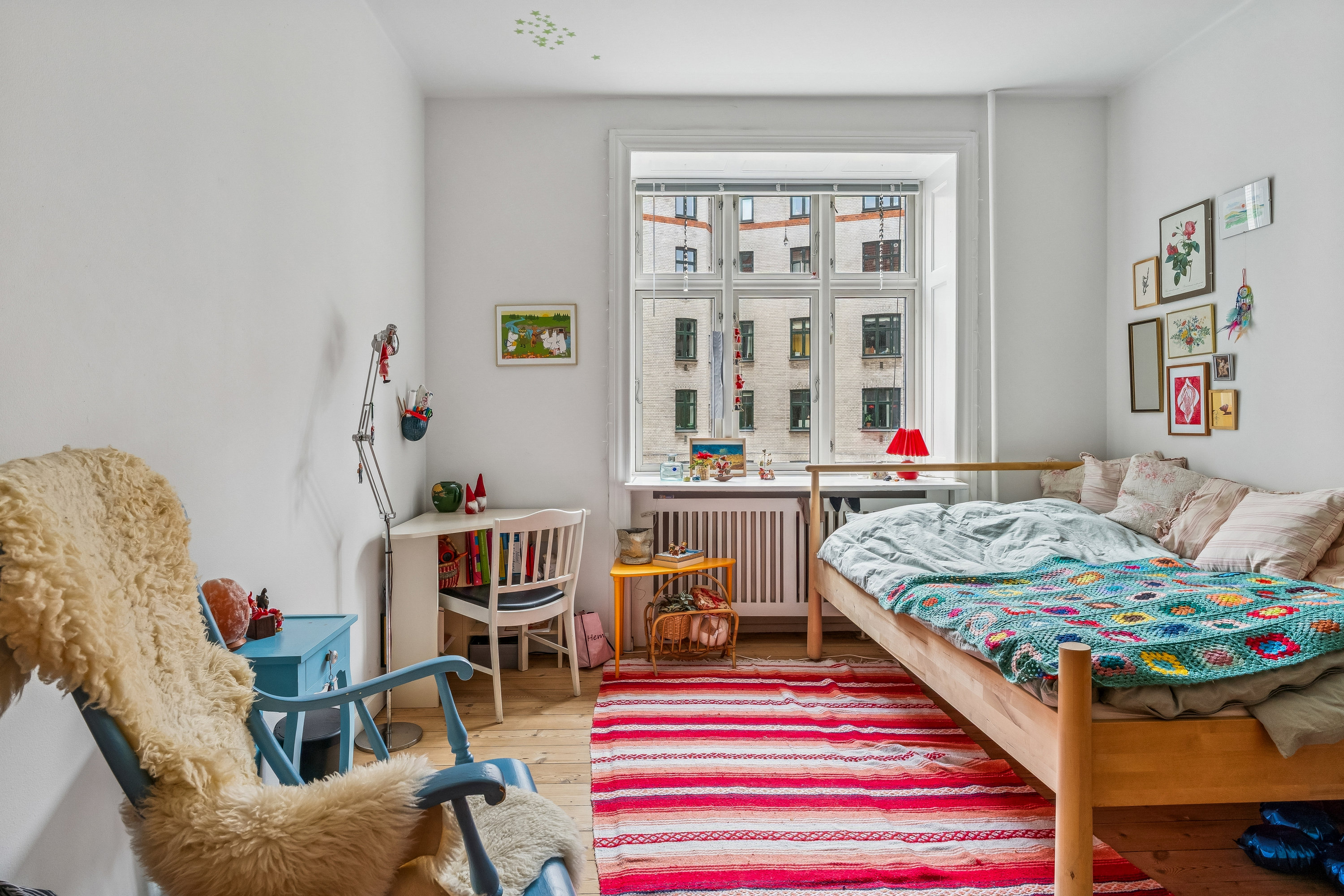 Fremhævet stue billede i fuldskærmstilstand. Billede af Silkeborggade 43, 1. th., 2100 København Ø