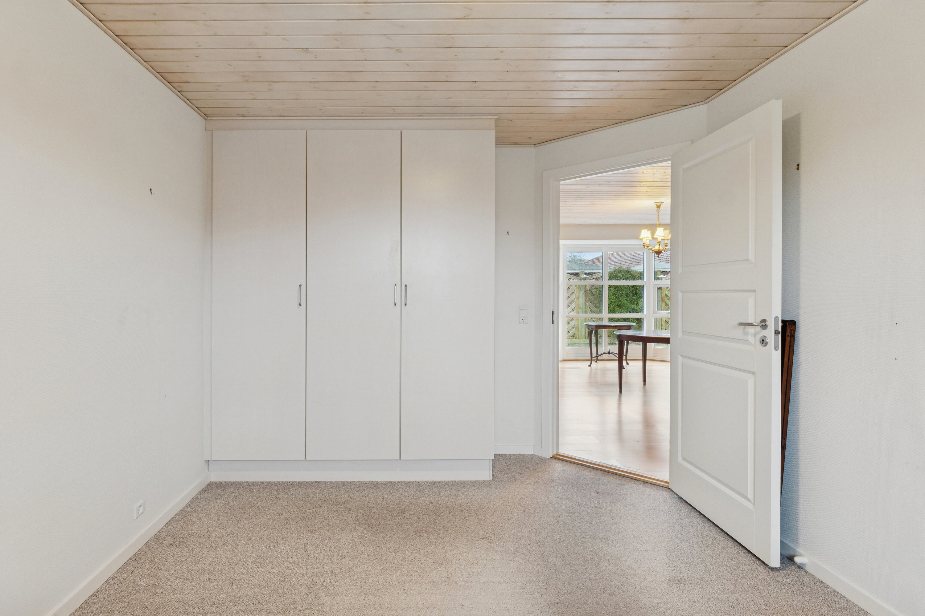 Fremhævet soveværelse billede i fuldskærmstilstand. Billede af Rosengården 19, 4653 Karise