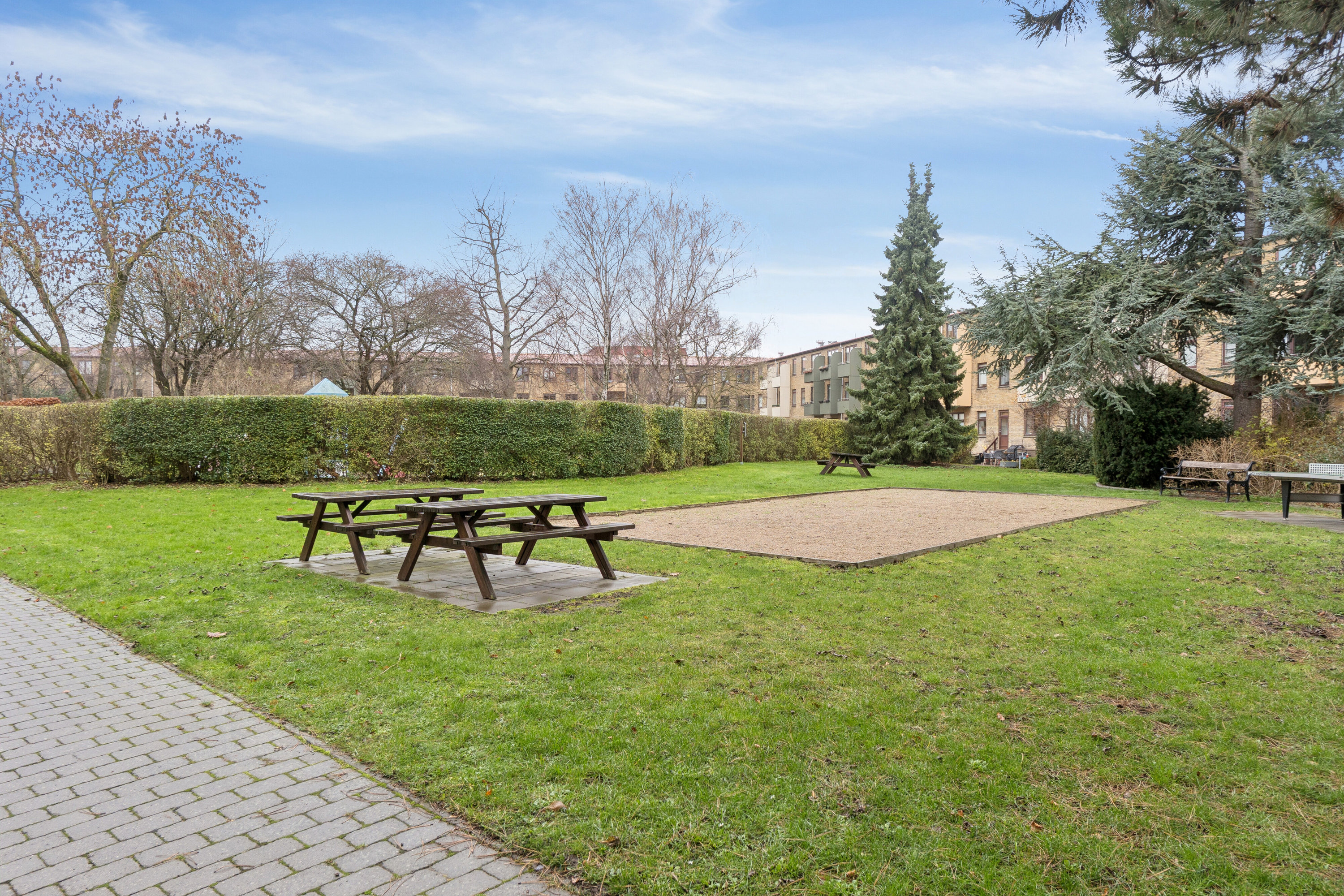 Fremhævet gårdmiljø billede i fuldskærmstilstand. Billede af Händelsvej 10, st.. th., 2450 København SV