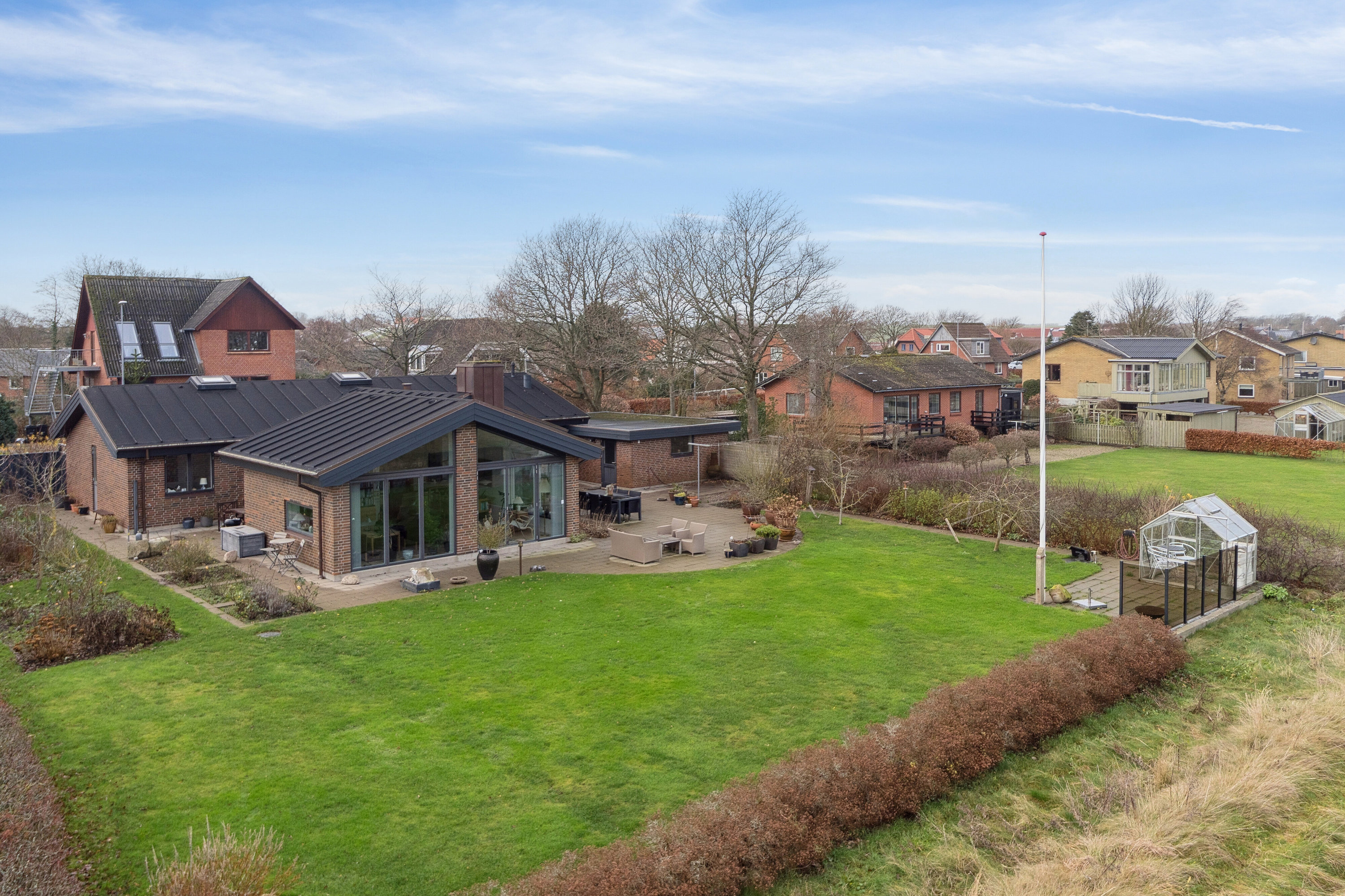 Fremhævet set fra haven billede i fuldskærmstilstand. Billede af Skyumvej 13, Vilsund, 7700 Thisted