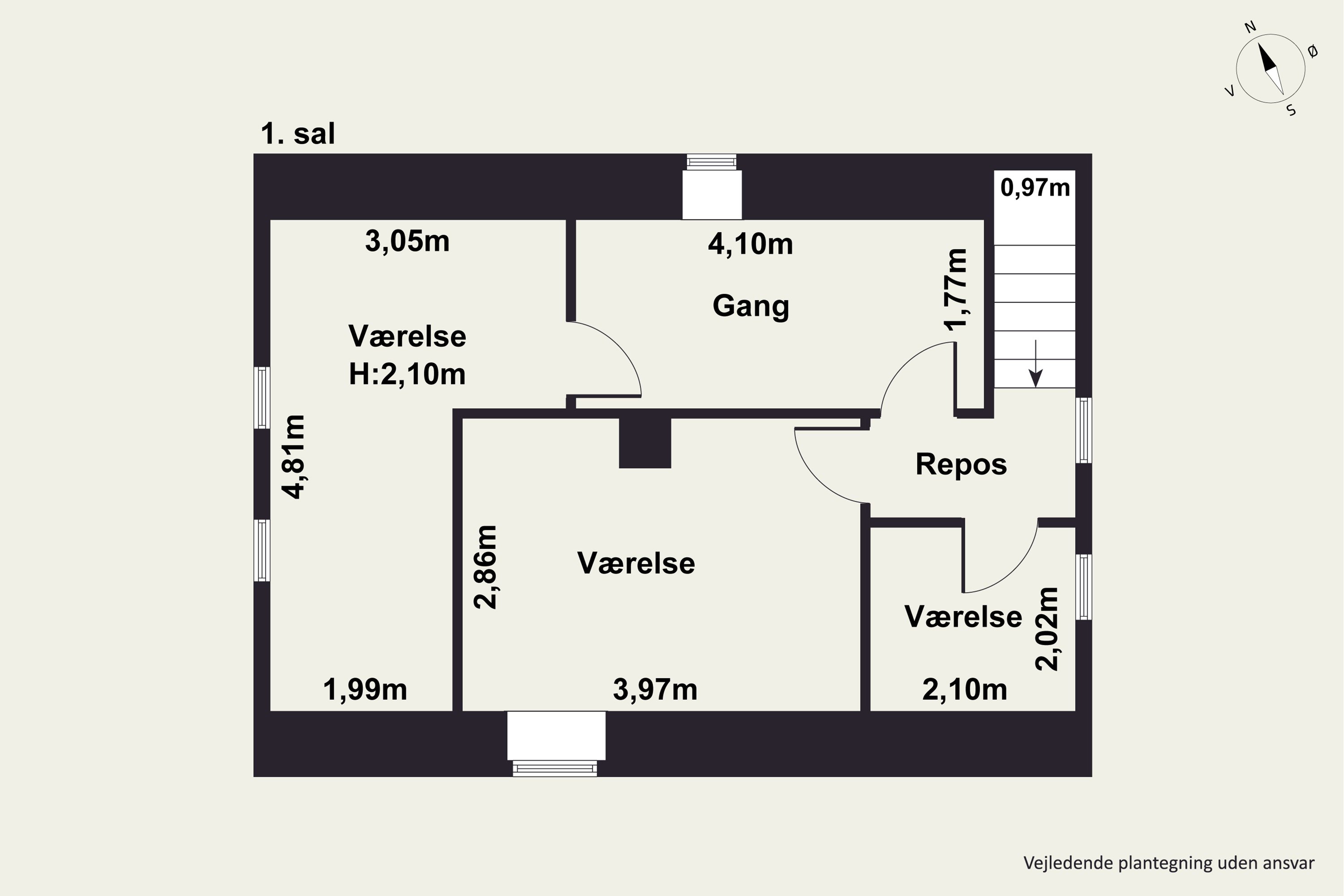 Plantegninger billede af Strandgaden 13, Alsted, 7900 Nykøbing M