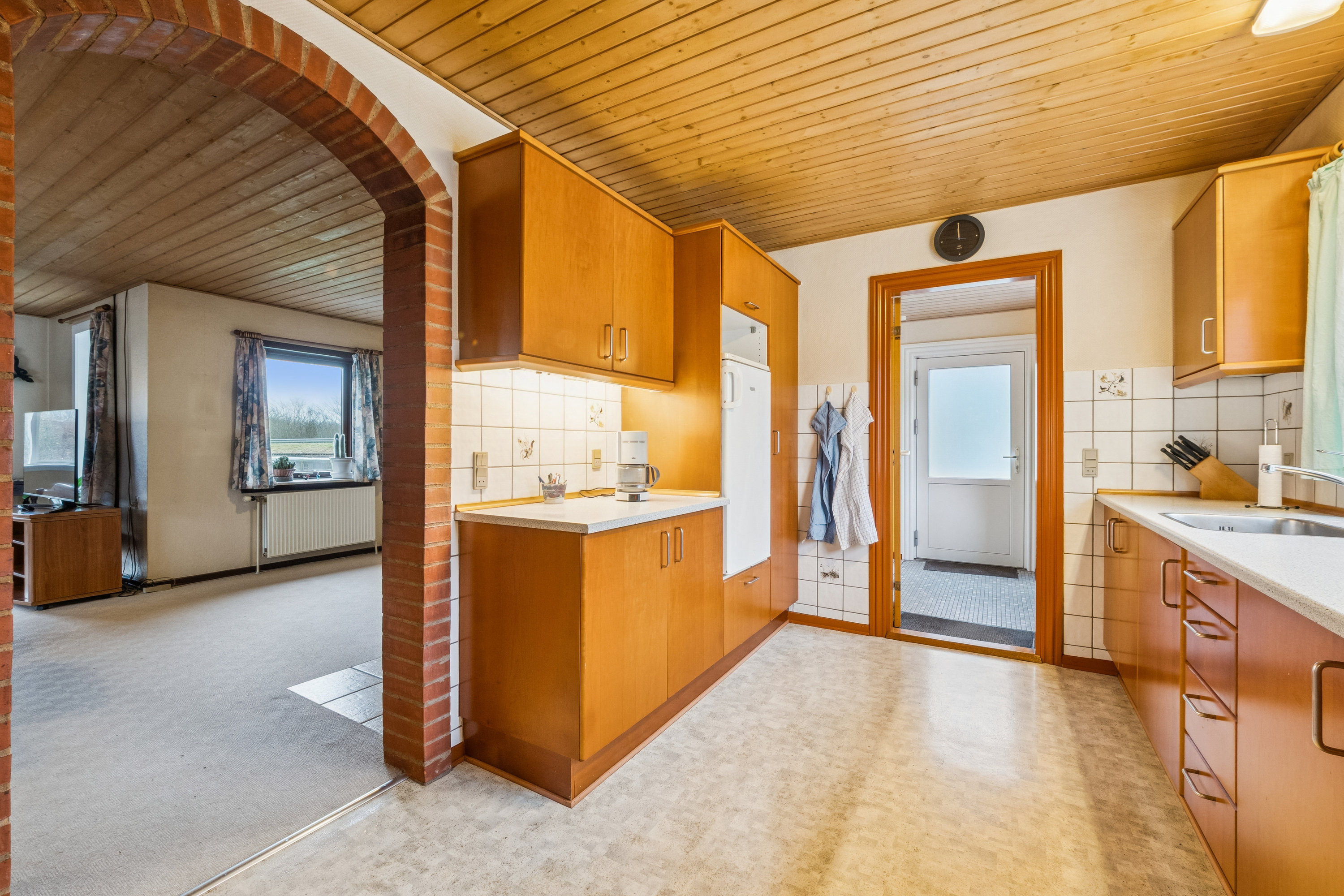 Fremhævet køkken billede i fuldskærmstilstand. Billede af Strandgaden 13, Alsted, 7900 Nykøbing M