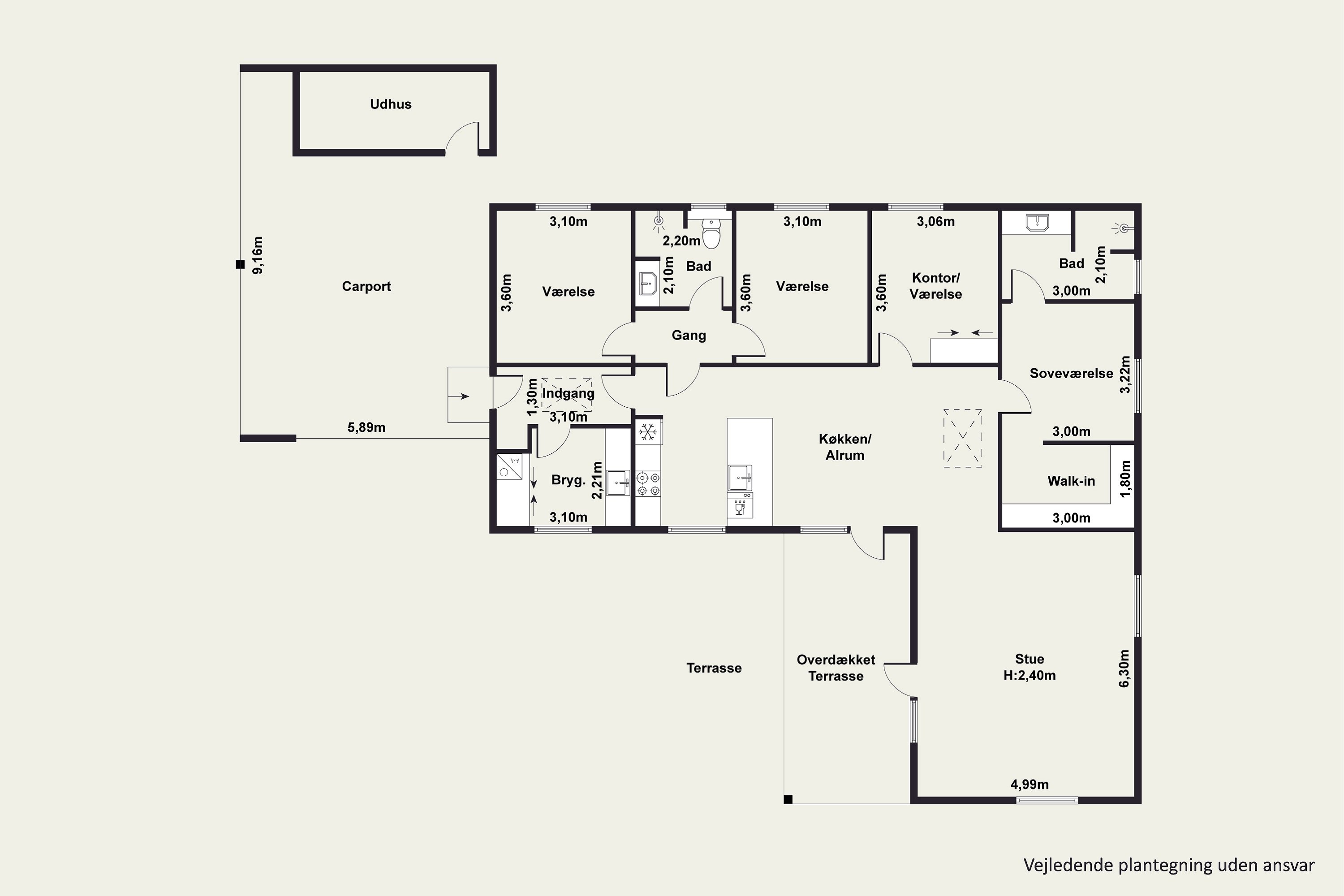 Plantegninger billede af Kong Sigfreds Vej 22, 8920 Randers NV