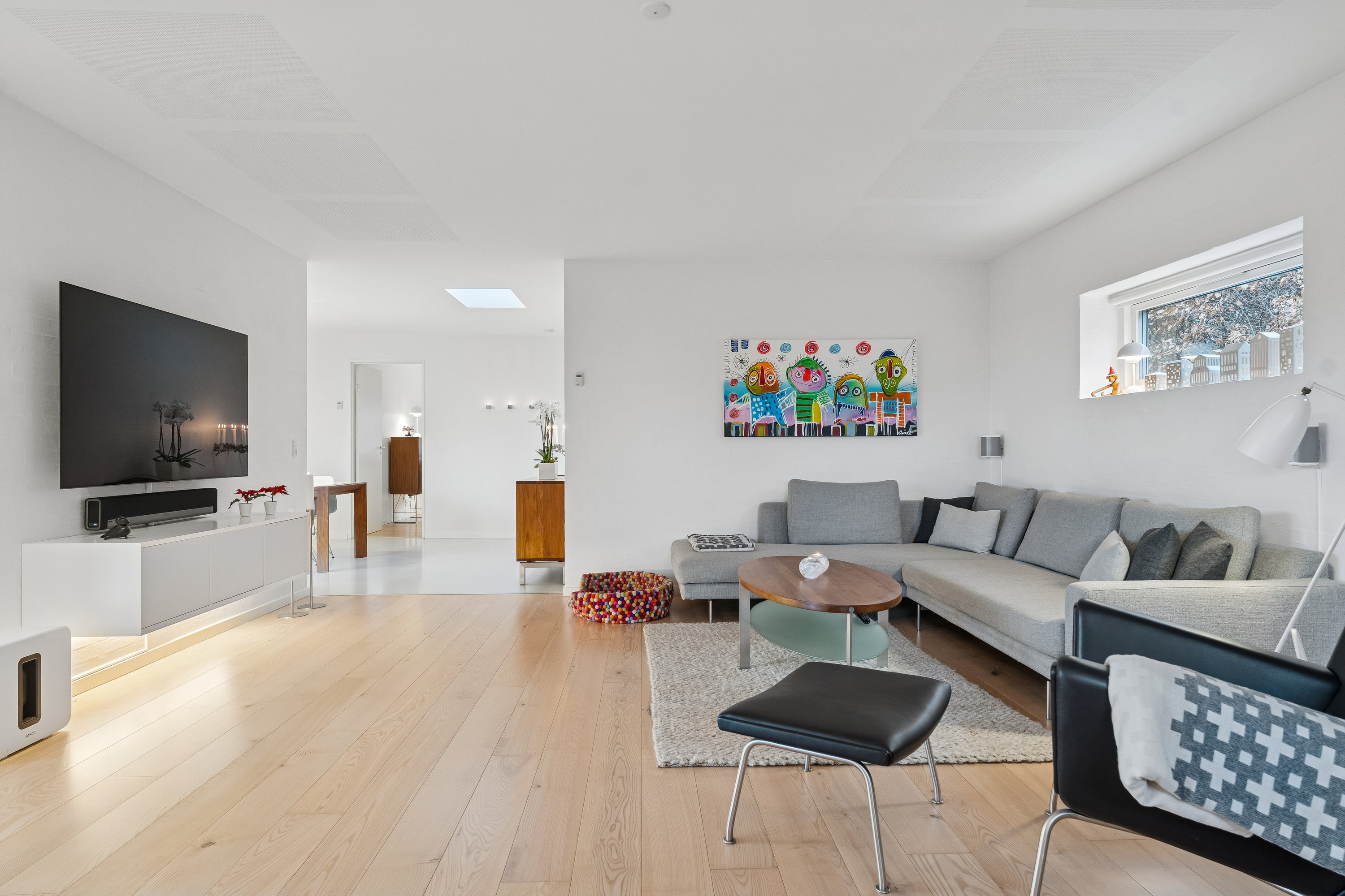 Fremhævet stue billede i fuldskærmstilstand. Billede af Kong Sigfreds Vej 22, 8920 Randers NV