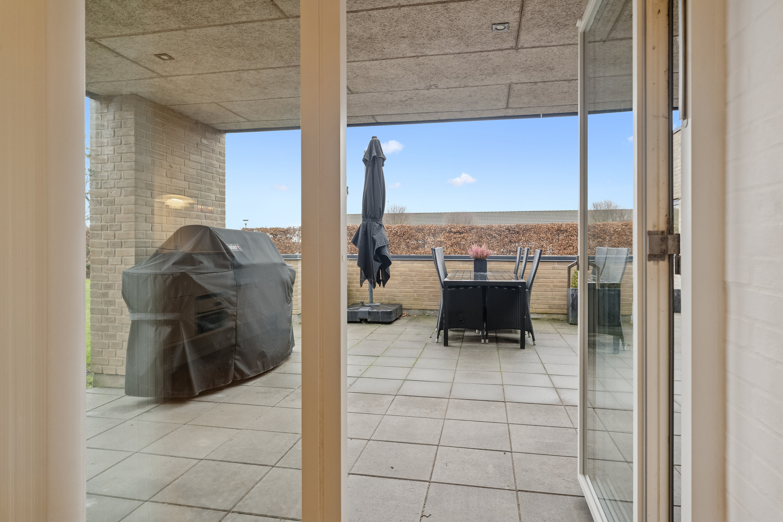 Fremhævet terrasse billede i fuldskærmstilstand. Billede af Kong Sigfreds Vej 22, 8920 Randers NV