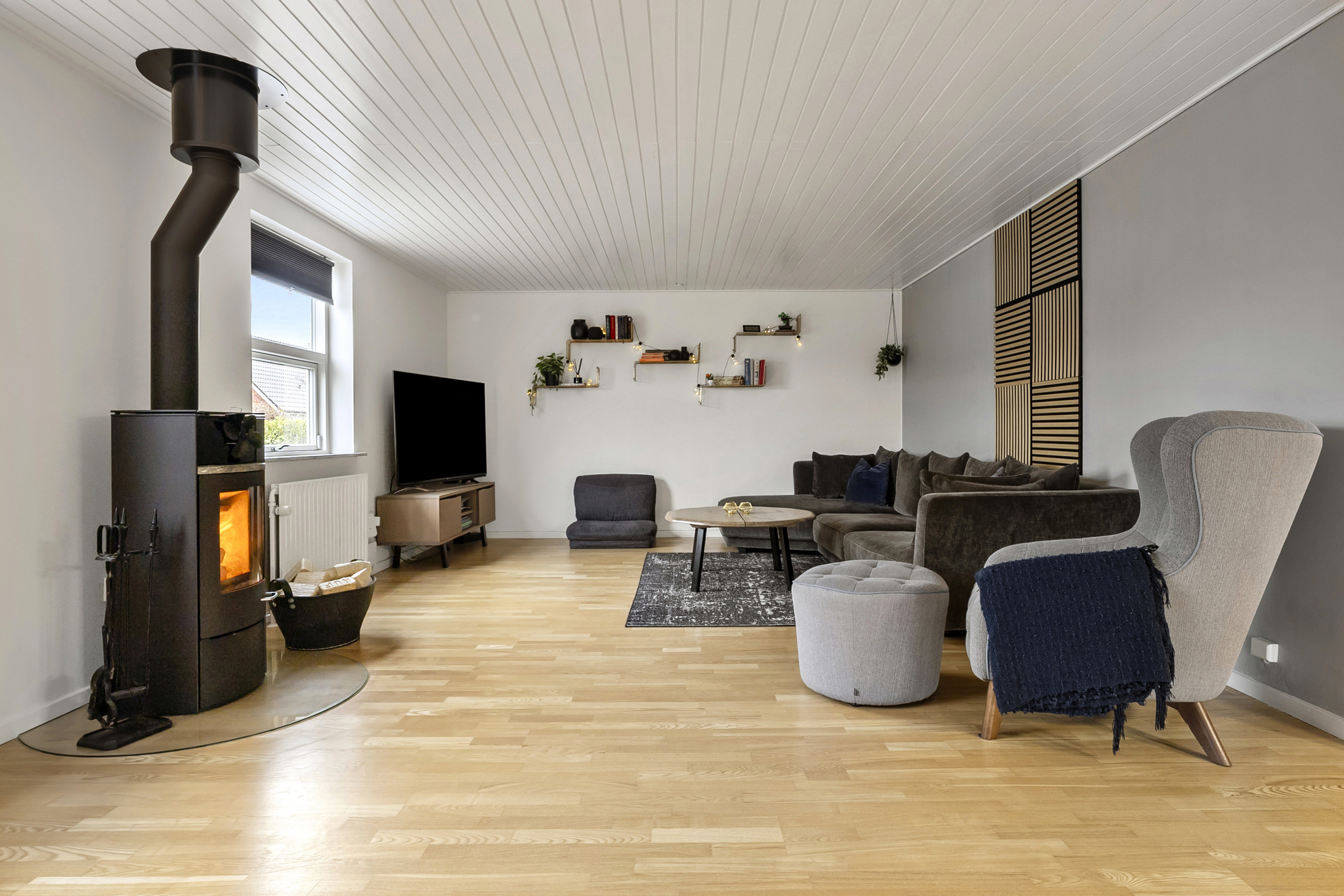 Fremhævet stue billede i fuldskærmstilstand. Billede af Rosenvej 2, 4241 Vemmelev