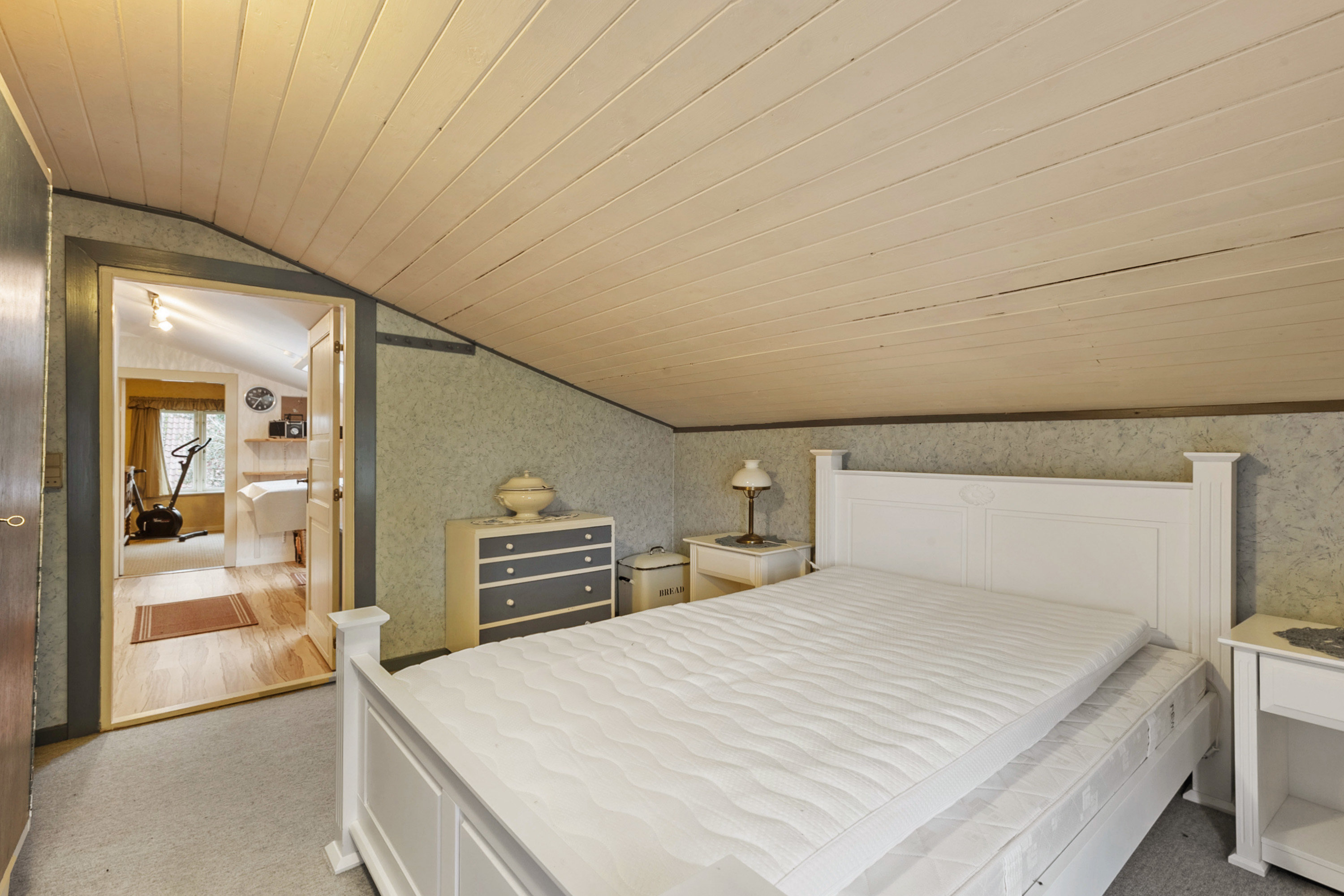 Fremhævet soveværelse billede i fuldskærmstilstand. Billede af Løjt Nørregade 26, Løjt Kirkeby, 6200 Aabenraa