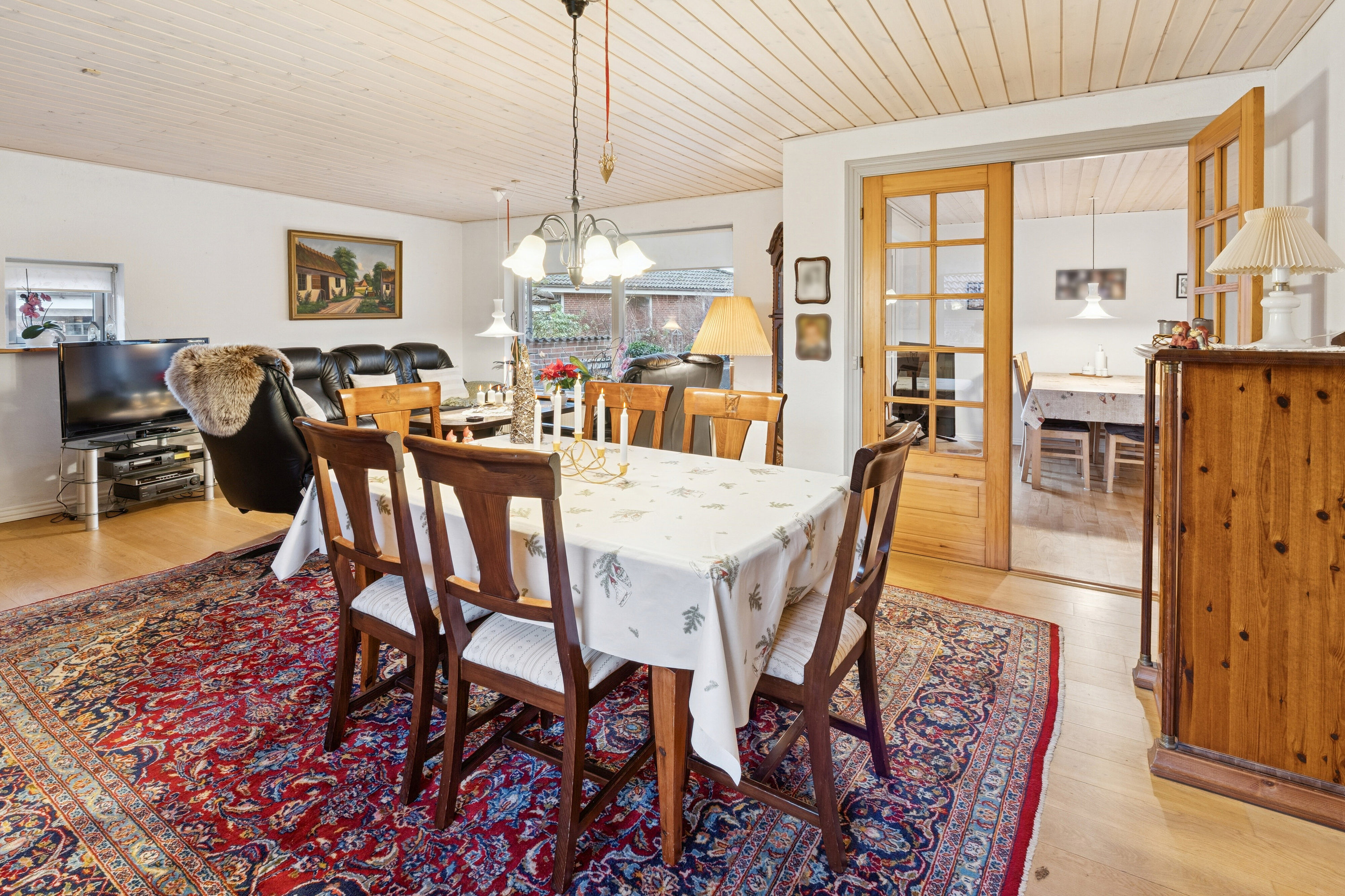 Fremhævet spisestue billede i fuldskærmstilstand. Billede af Ulstedboparken 46, 9870 Sindal
