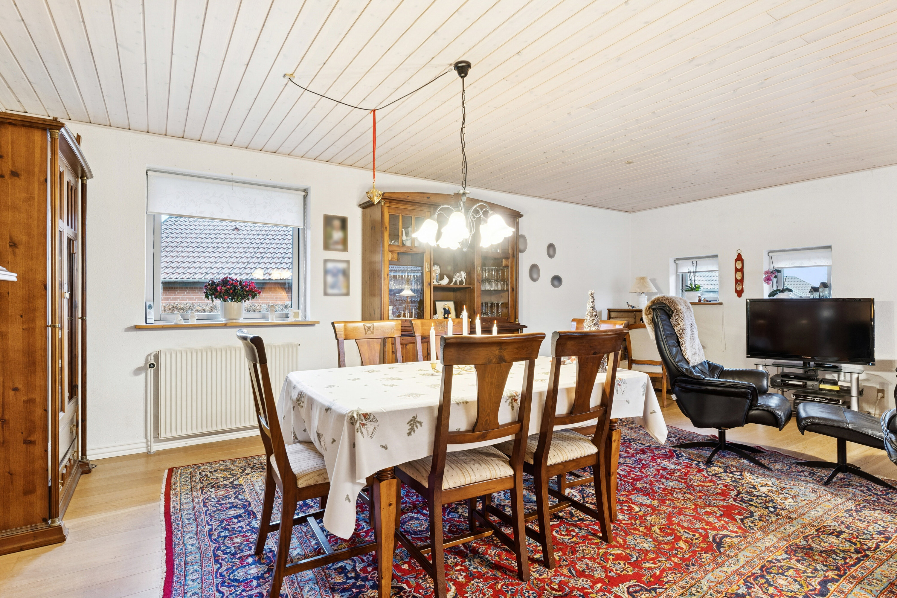 Fremhævet spisestue billede i fuldskærmstilstand. Billede af Ulstedboparken 46, 9870 Sindal