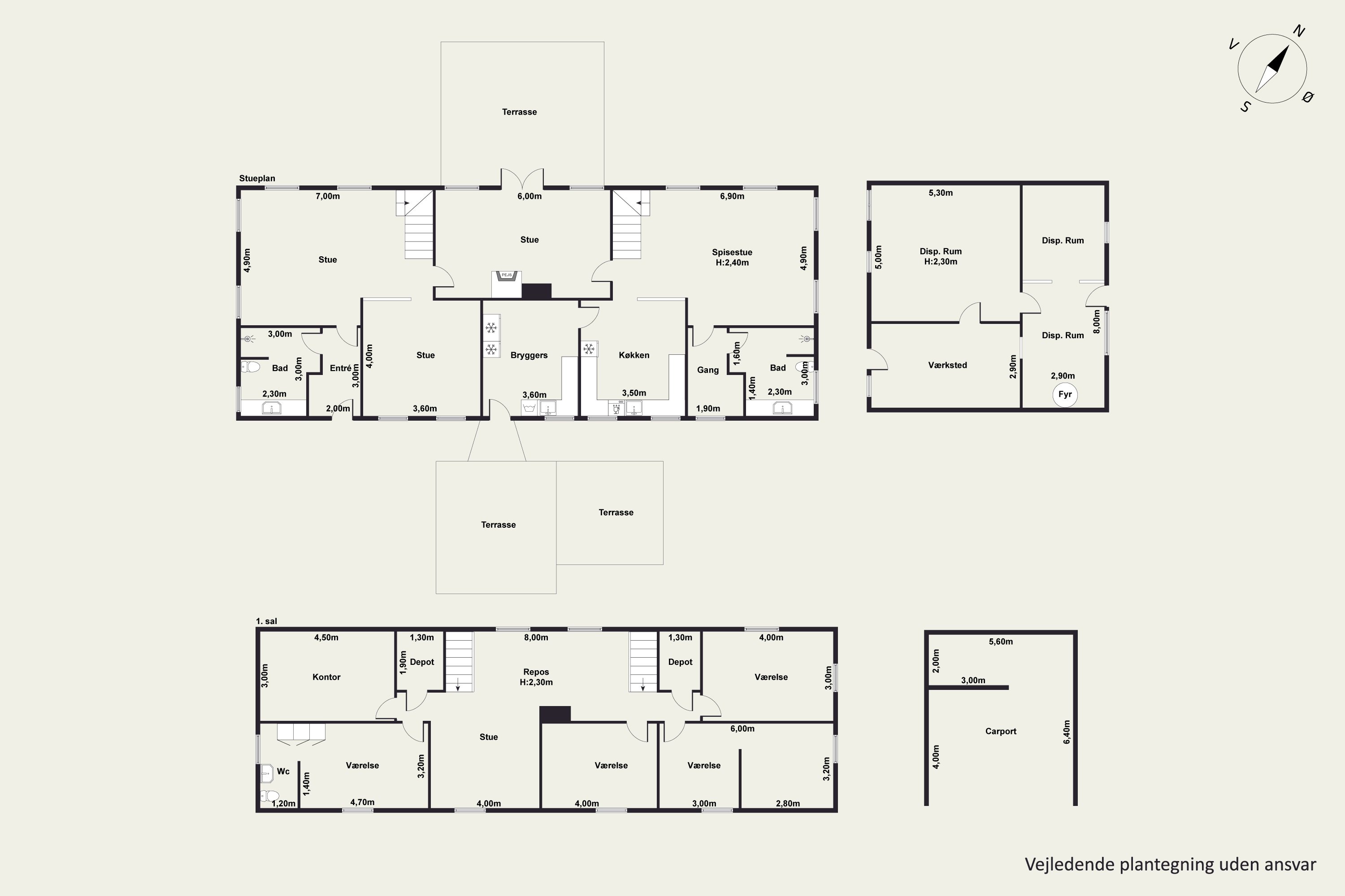 Plantegninger billede af Troldkærvej 30, 9240 Nibe