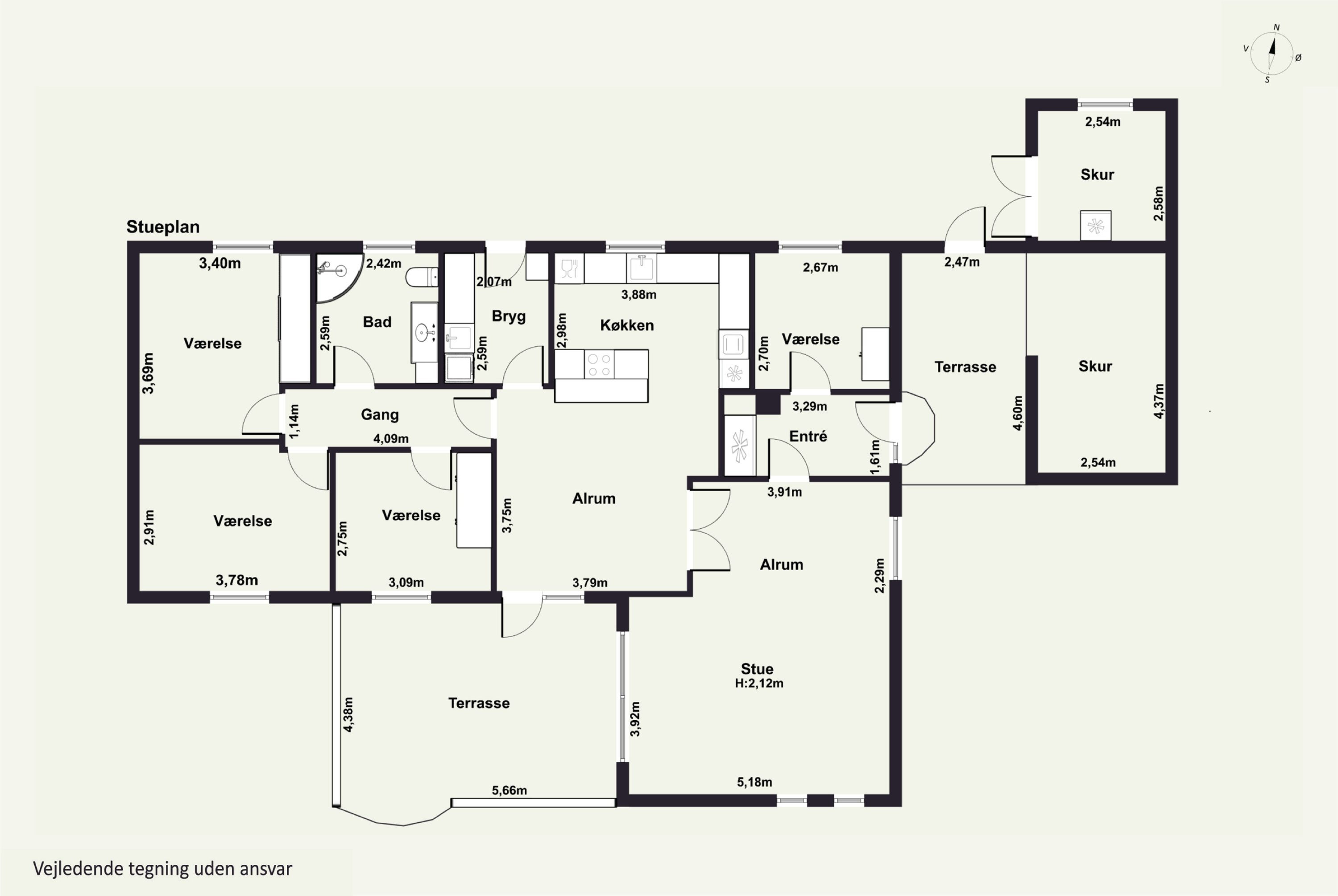 Plantegninger billede af Ulstedboparken 46, 9870 Sindal
