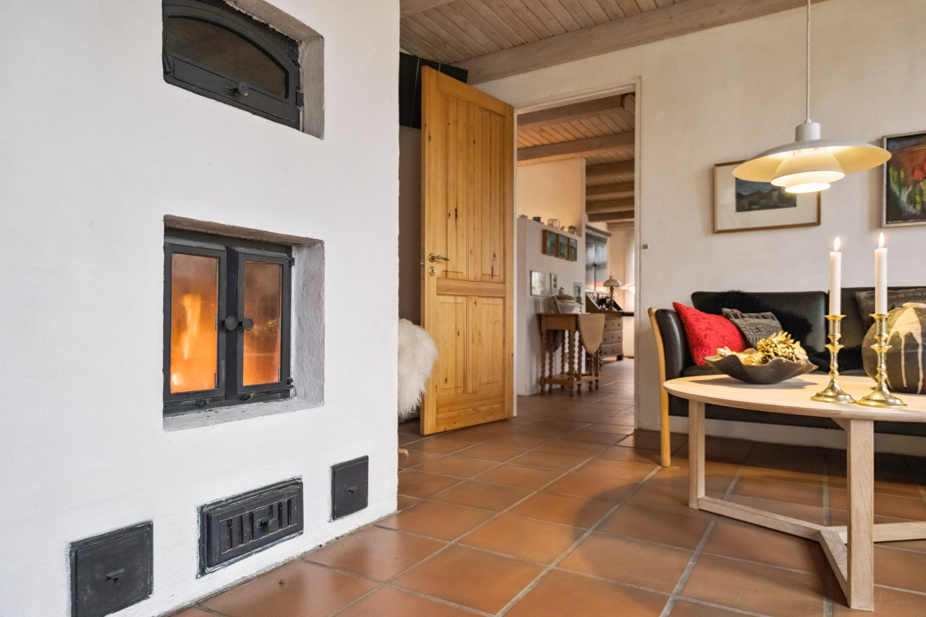 Fremhævet stue billede i fuldskærmstilstand. Billede af Troldkærvej 30, 9240 Nibe