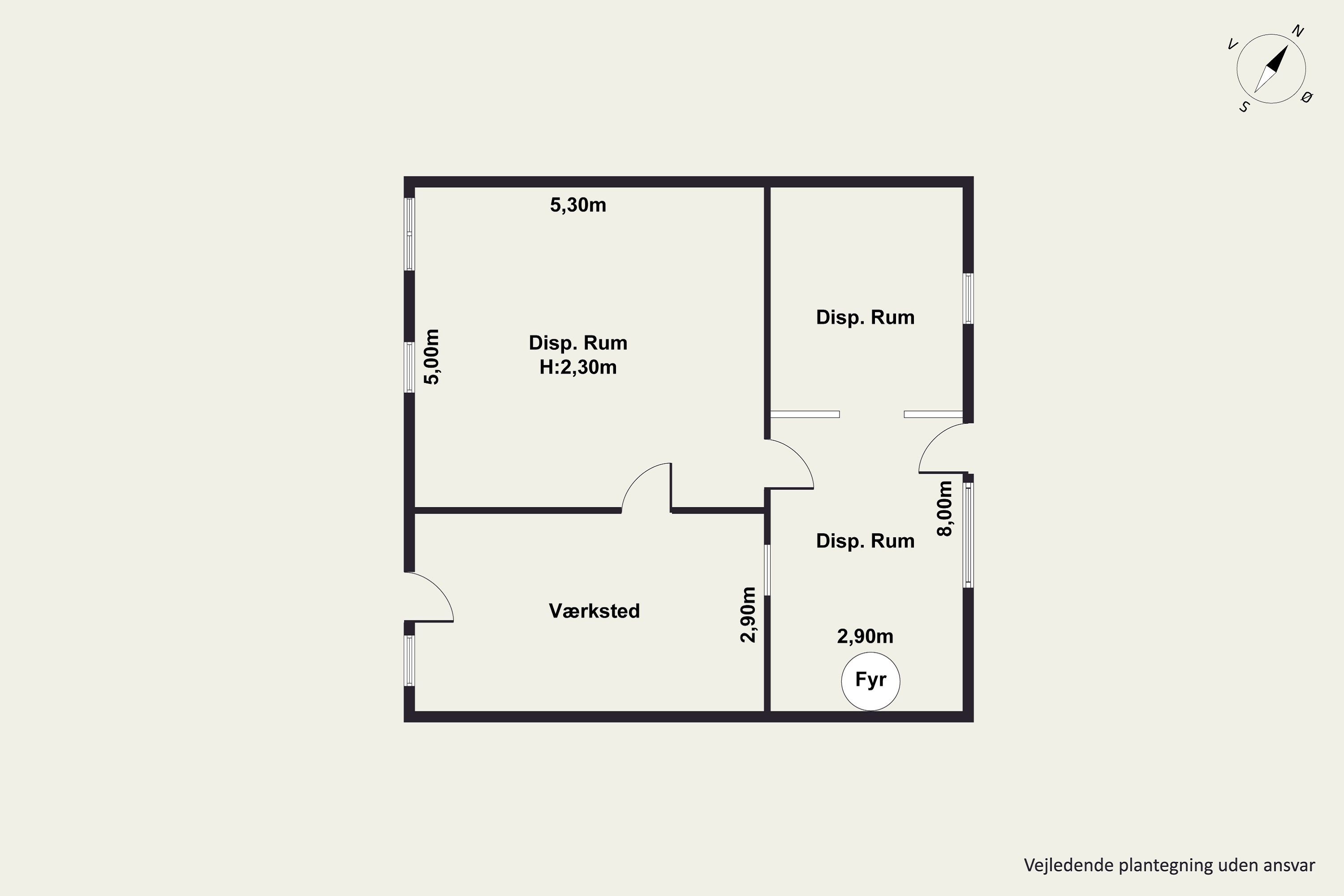 Plantegninger billede af Troldkærvej 30, 9240 Nibe