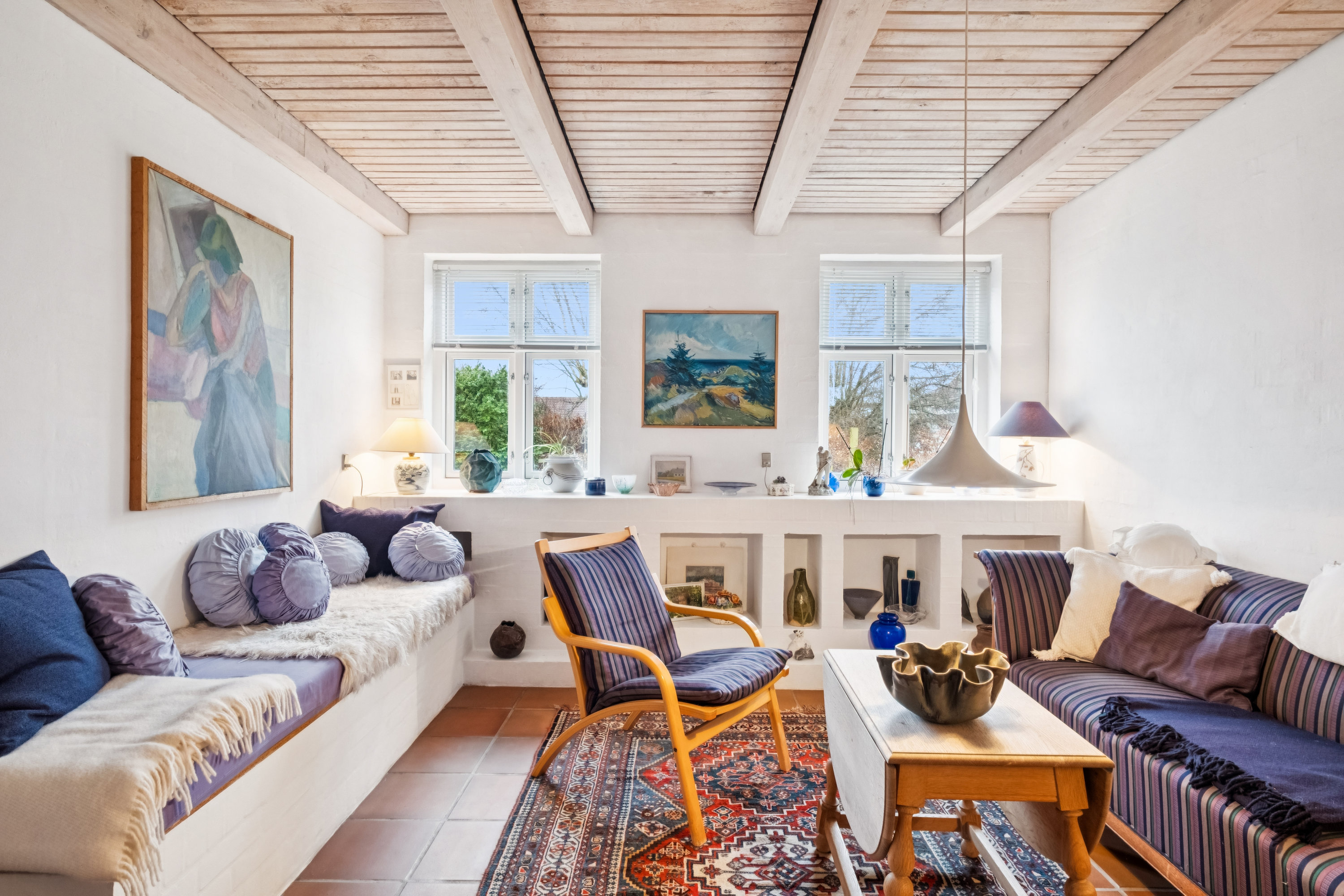 Fremhævet stue billede i fuldskærmstilstand. Billede af Troldkærvej 30, 9240 Nibe