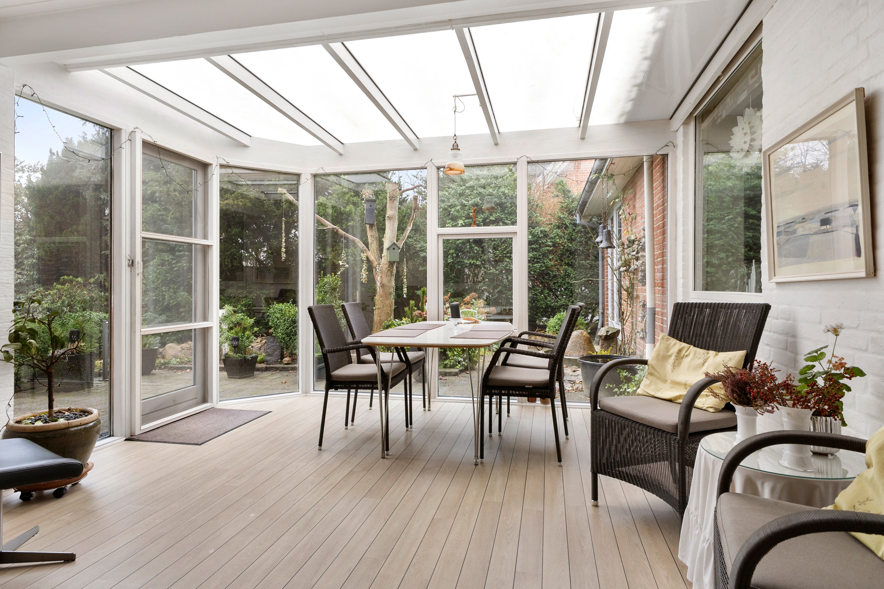 Fremhævet udestue billede i fuldskærmstilstand. Billede af Skodborg Søndergade 9, 6630 Rødding