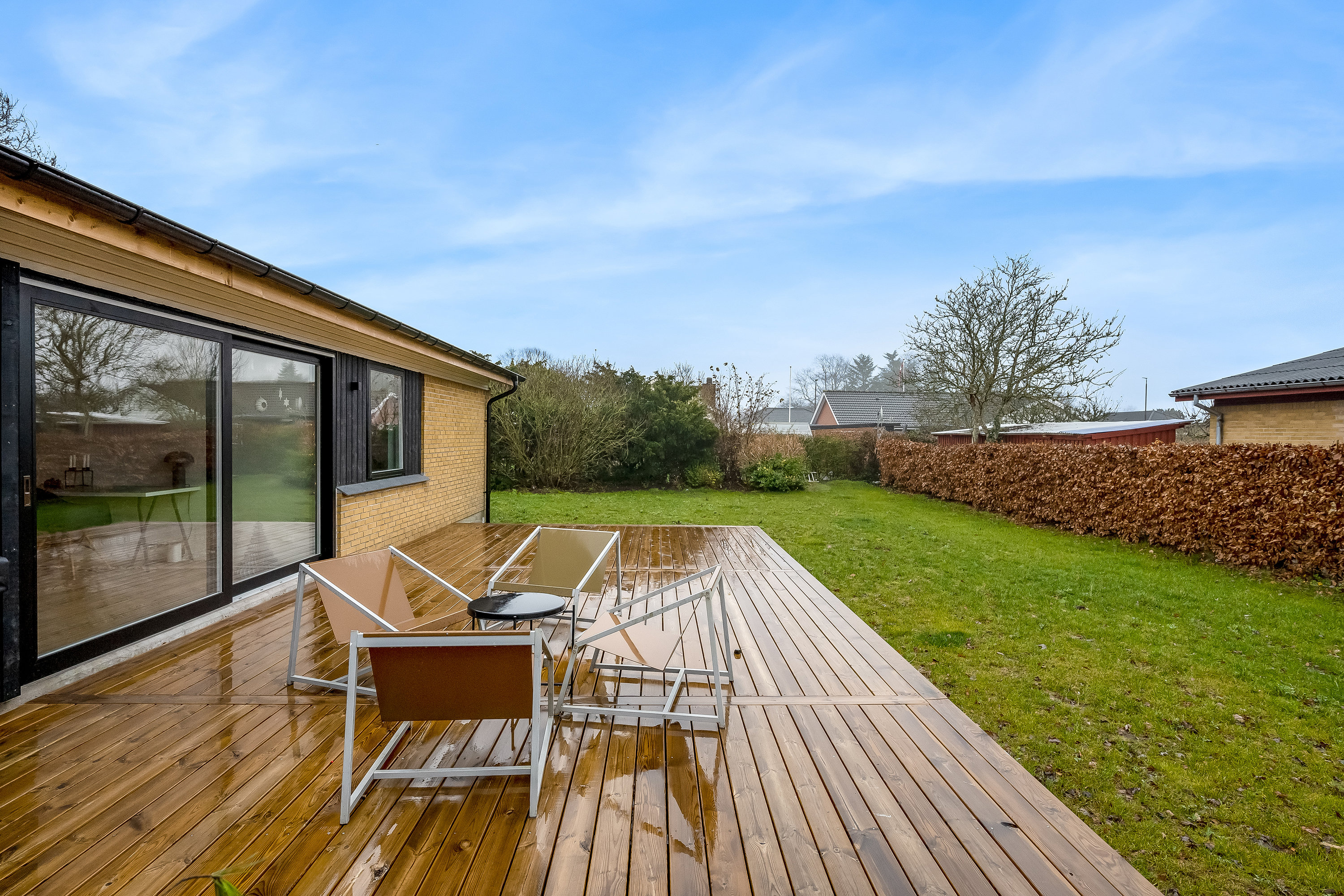 Fremhævet terrasse billede i fuldskærmstilstand. Billede af Nørremarksvej 19, 6270 Tønder