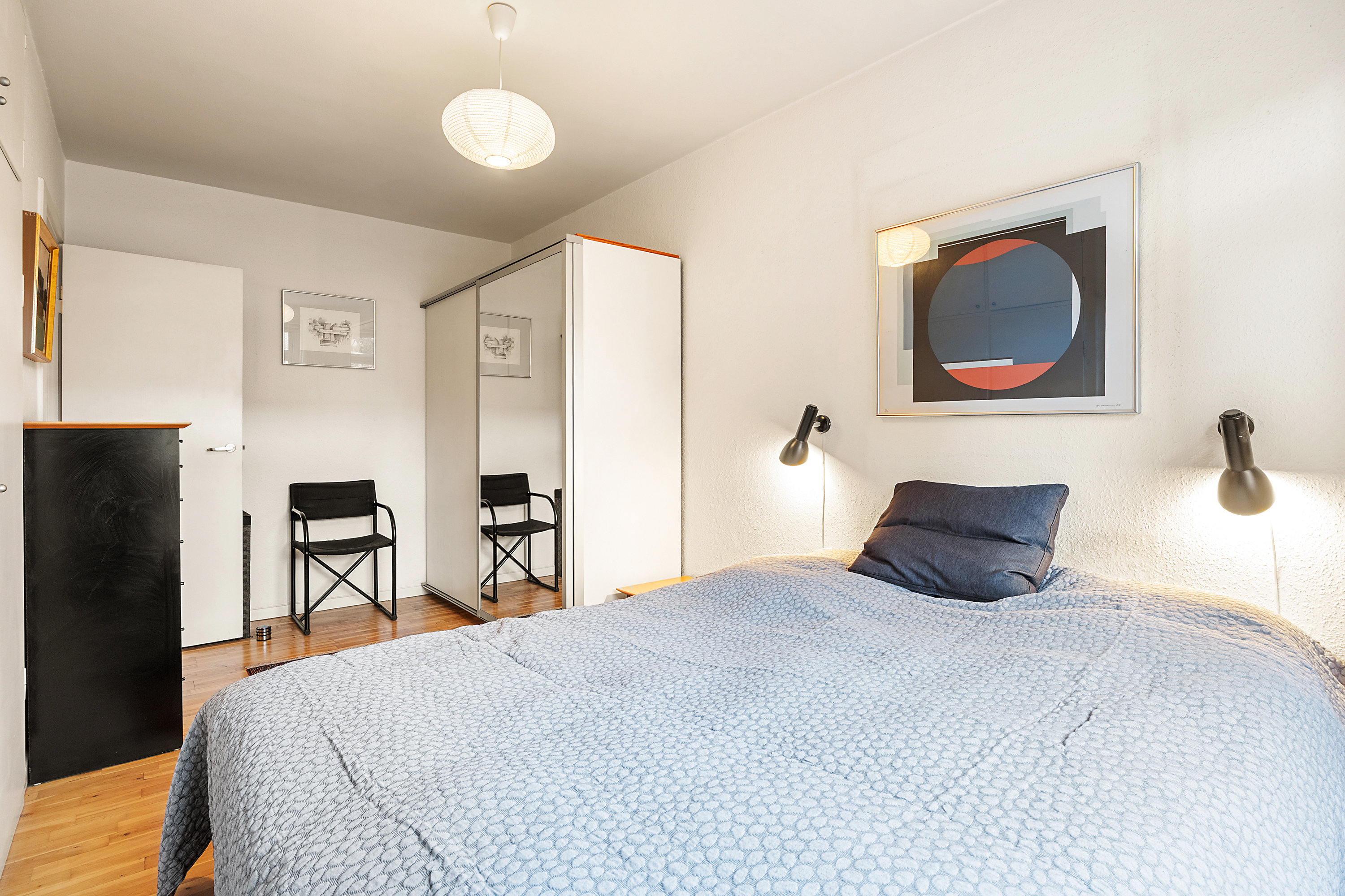 Fremhævet soveværelse billede i fuldskærmstilstand. Billede af Adelgade 47, 2. th., 1304 København K