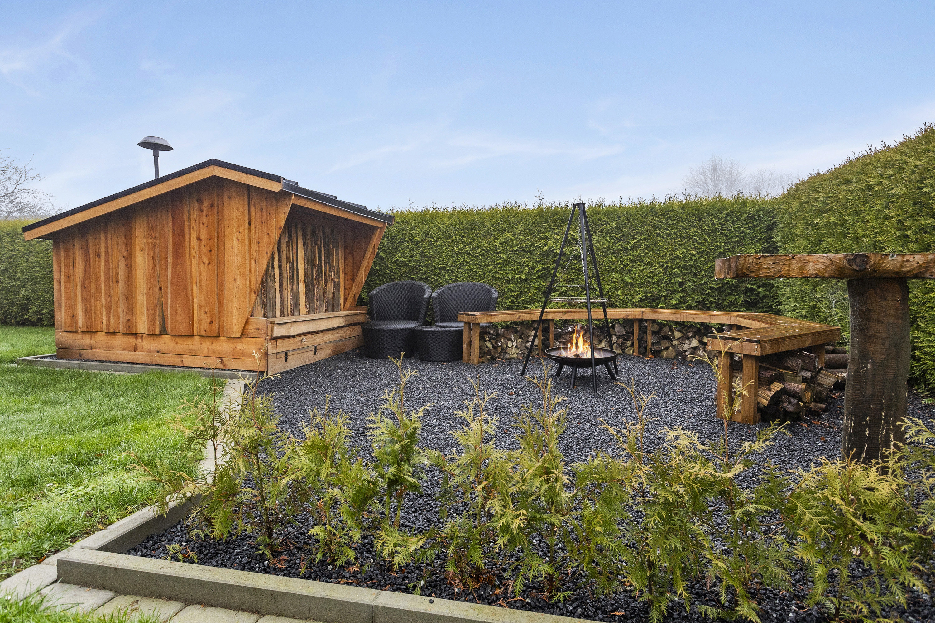 Fremhævet bålplads billede i fuldskærmstilstand. Billede af Ellestrup 22, 6600 Vejen