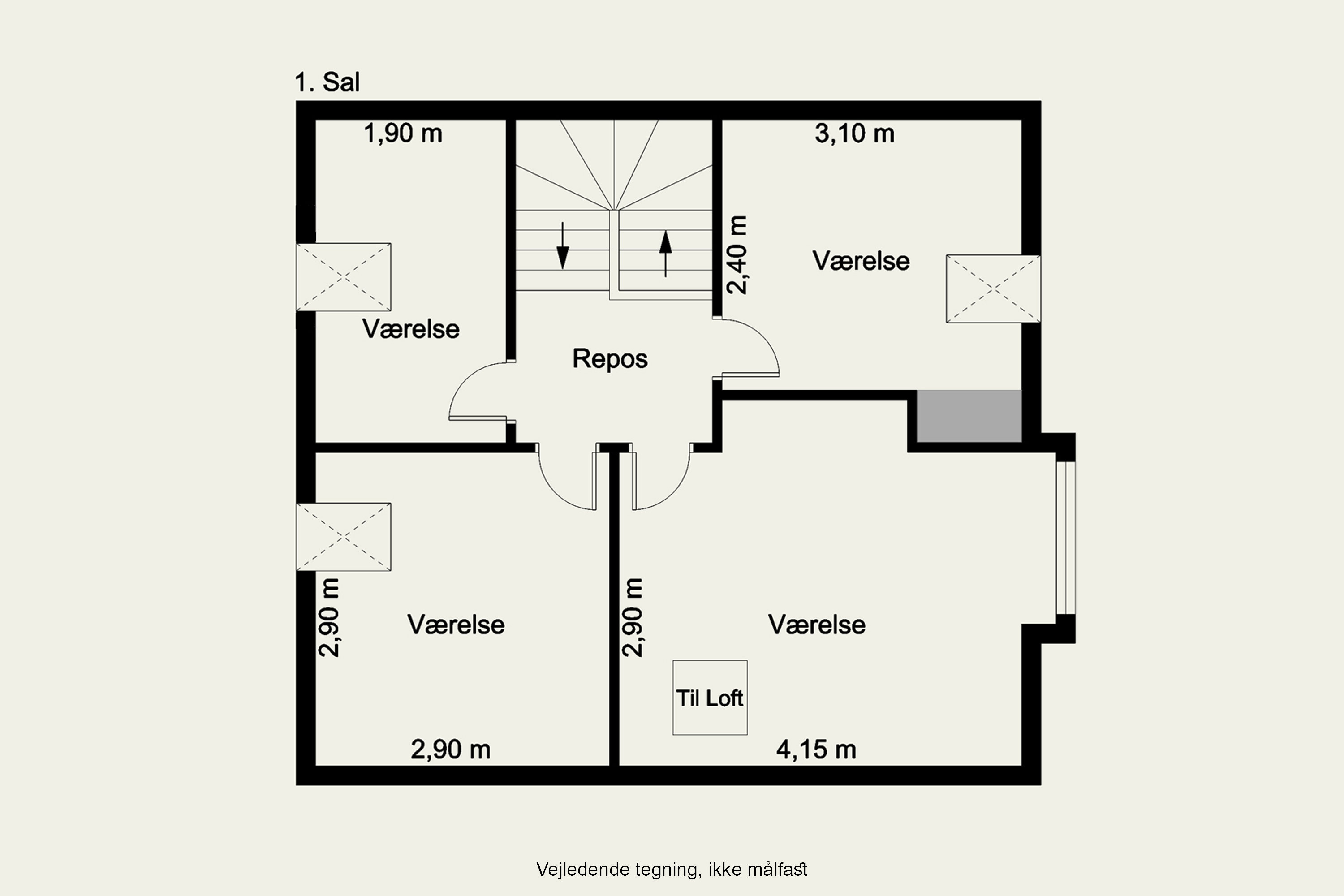 Plantegninger billede af Bøgesvinget 75, 2740 Skovlunde