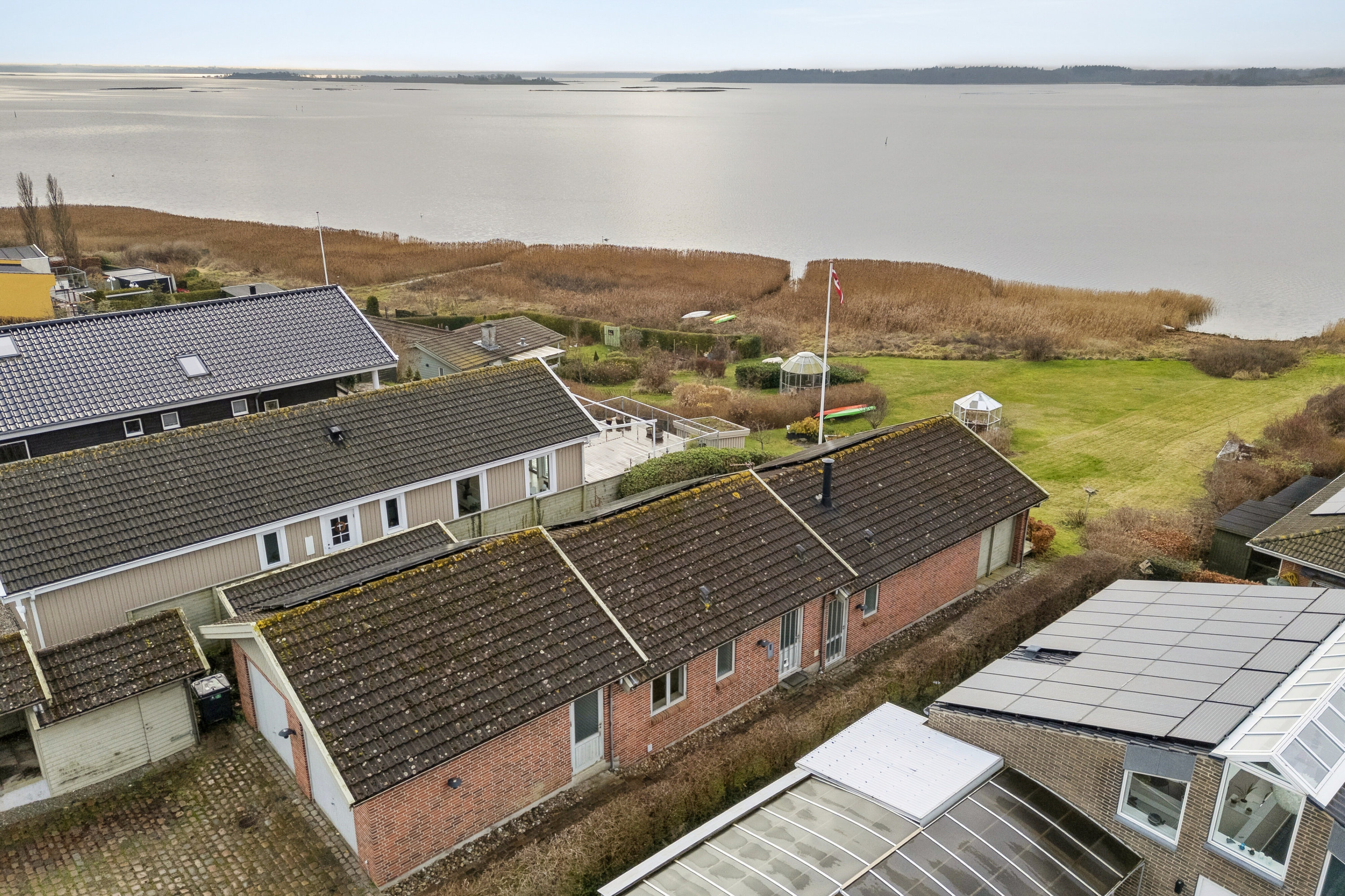 Fremhævet luftfoto billede i fuldskærmstilstand. Billede af Hagenæs 31, 4040 Jyllinge