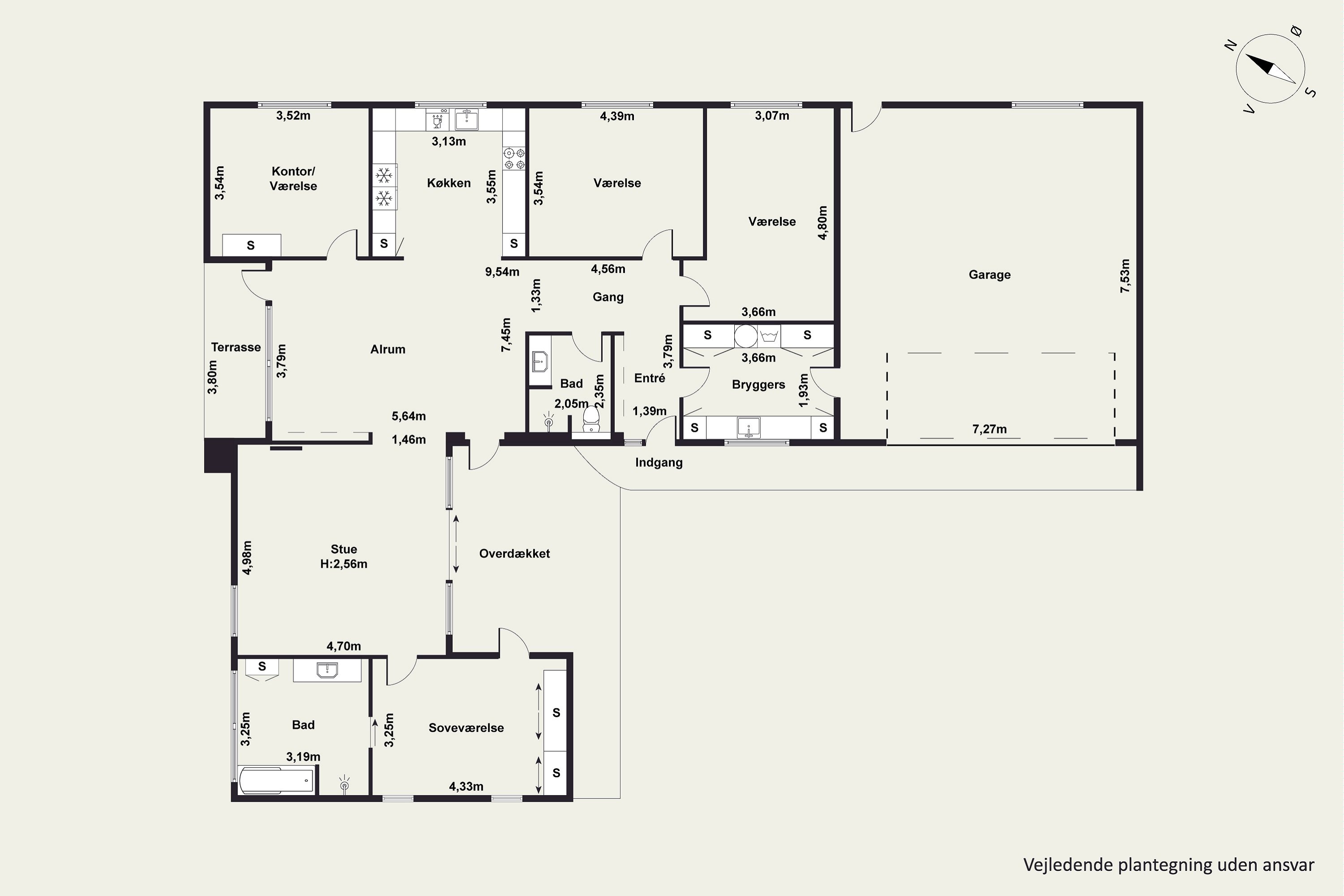 Plantegninger billede af Agerhønebakken 30, 8660 Skanderborg