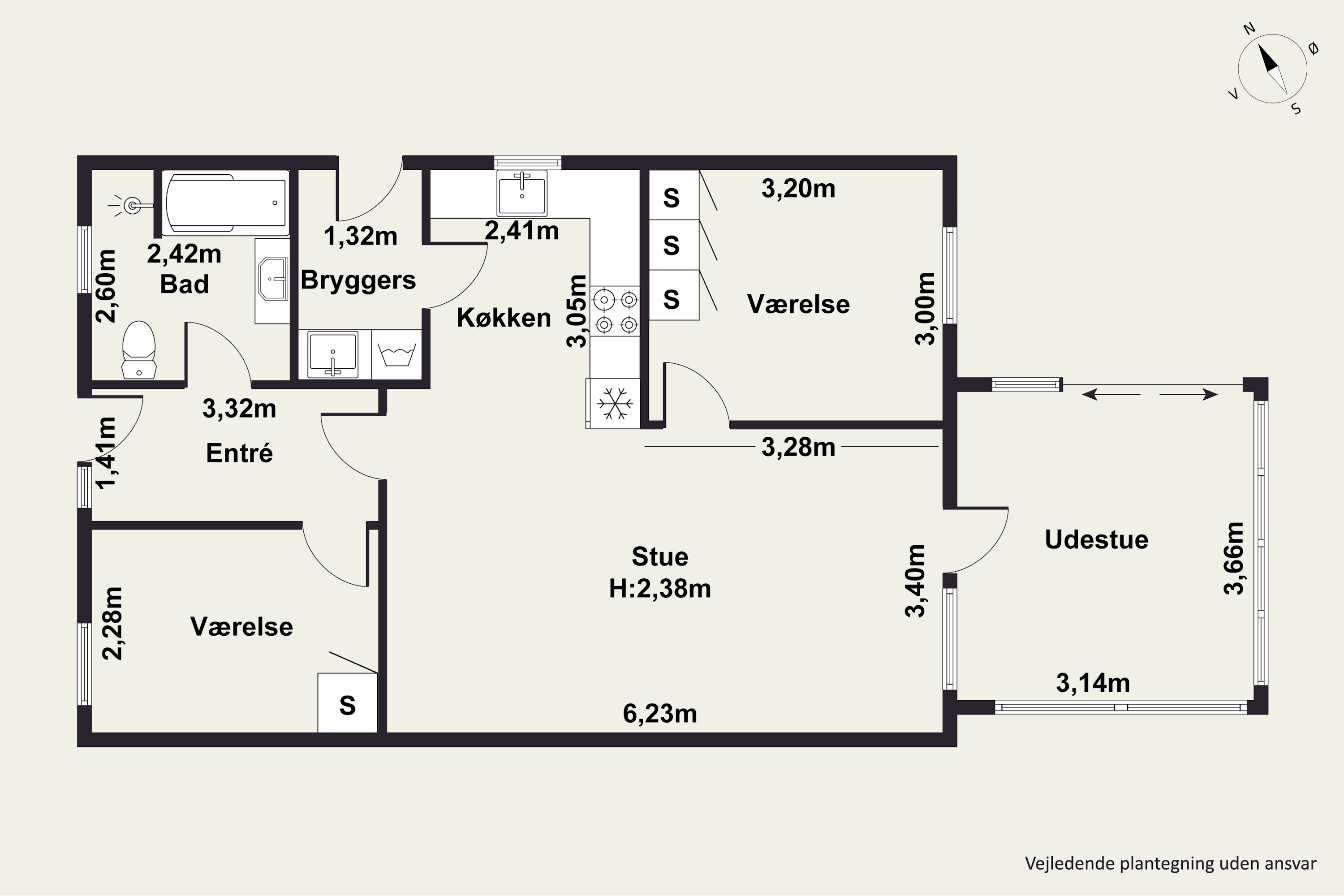 Plantegninger billede af Løvsangervej 13A, 8660 Skanderborg