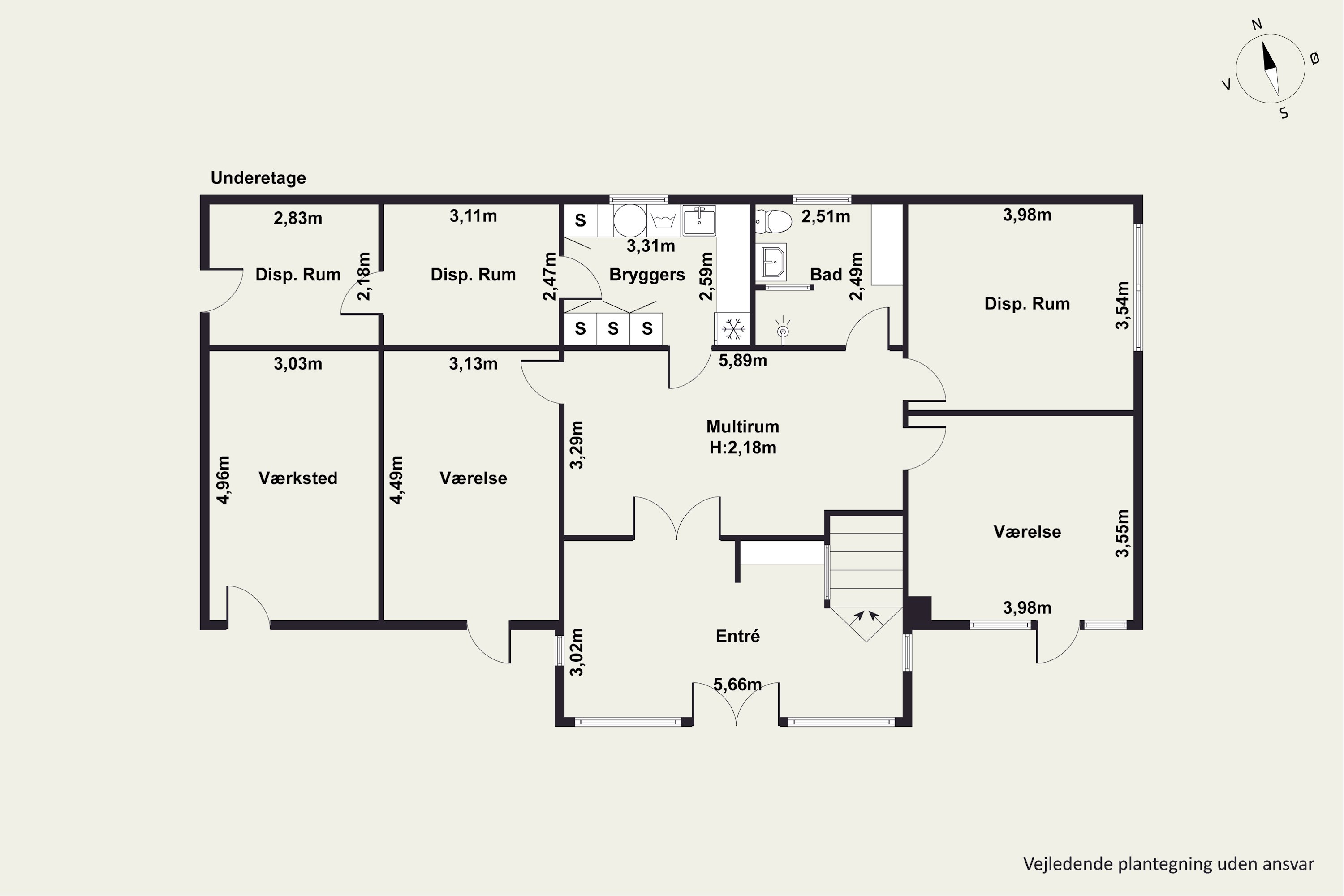 Plantegninger billede af Svanevænget 4, 8660 Skanderborg