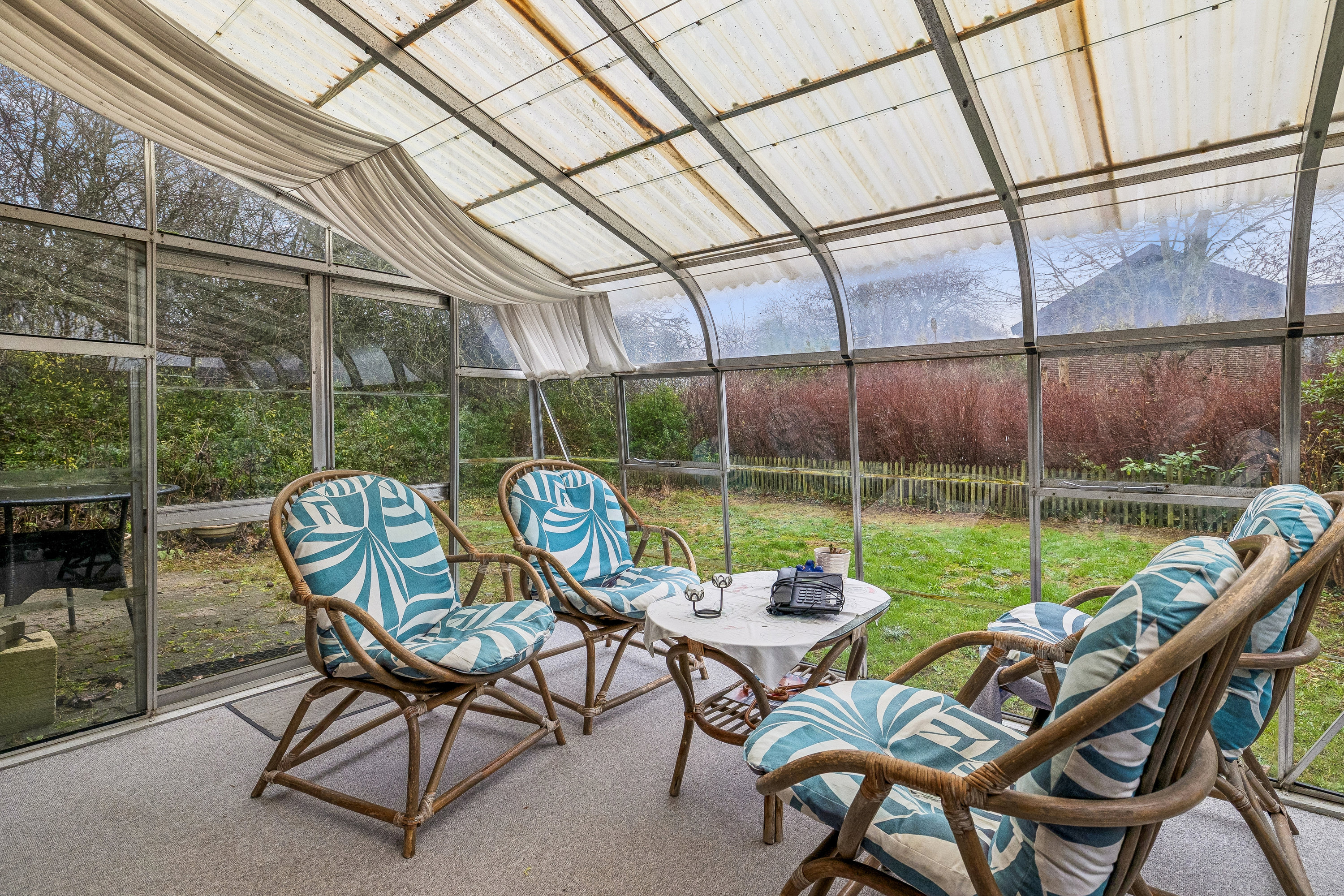 Fremhævet udestue billede i fuldskærmstilstand. Billede af Løvsangervej 13A, 8660 Skanderborg