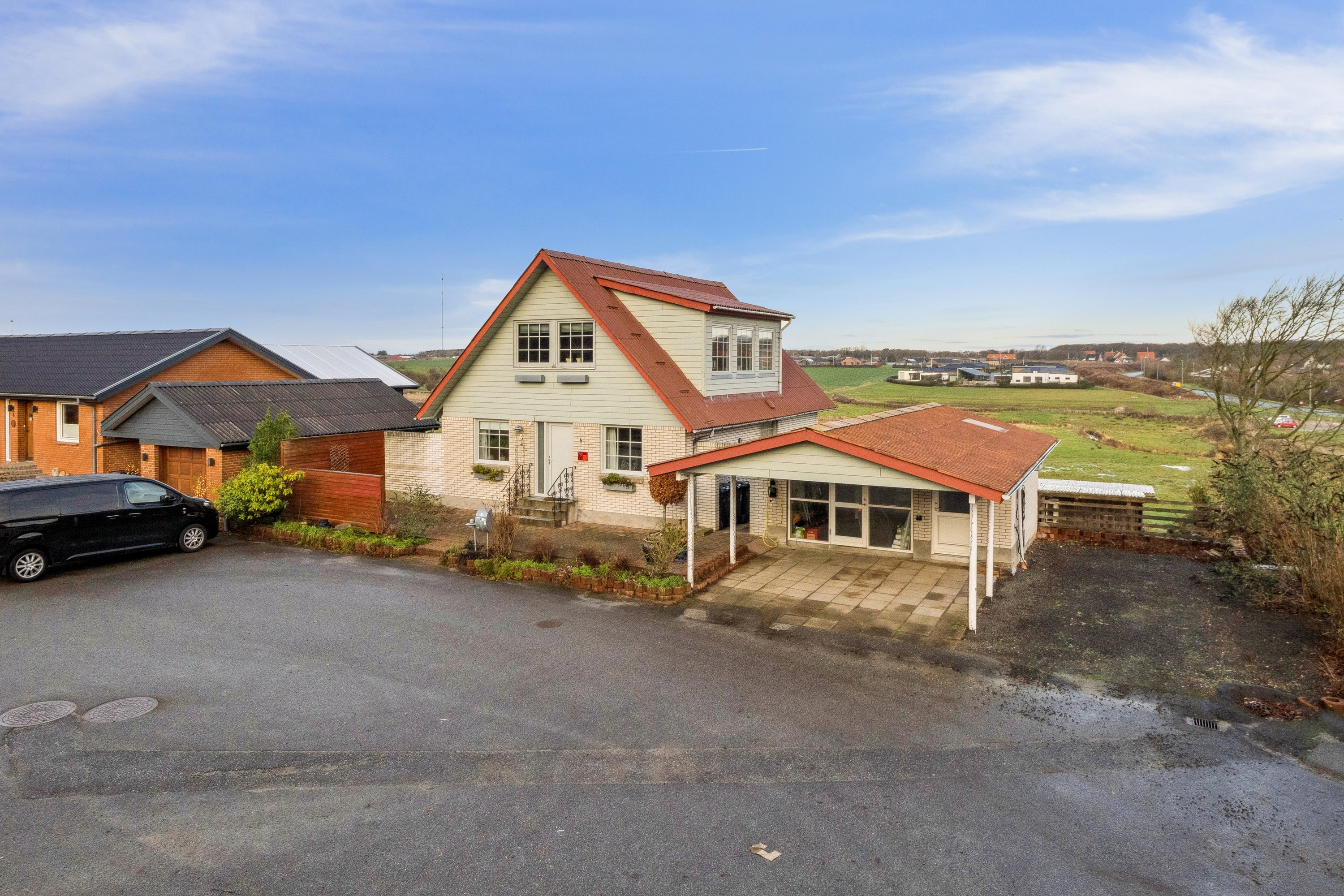 Fremhævet set fra vejen billede i fuldskærmstilstand. Billede af Australiavænget 4, Tingstrup, 7700 Thisted