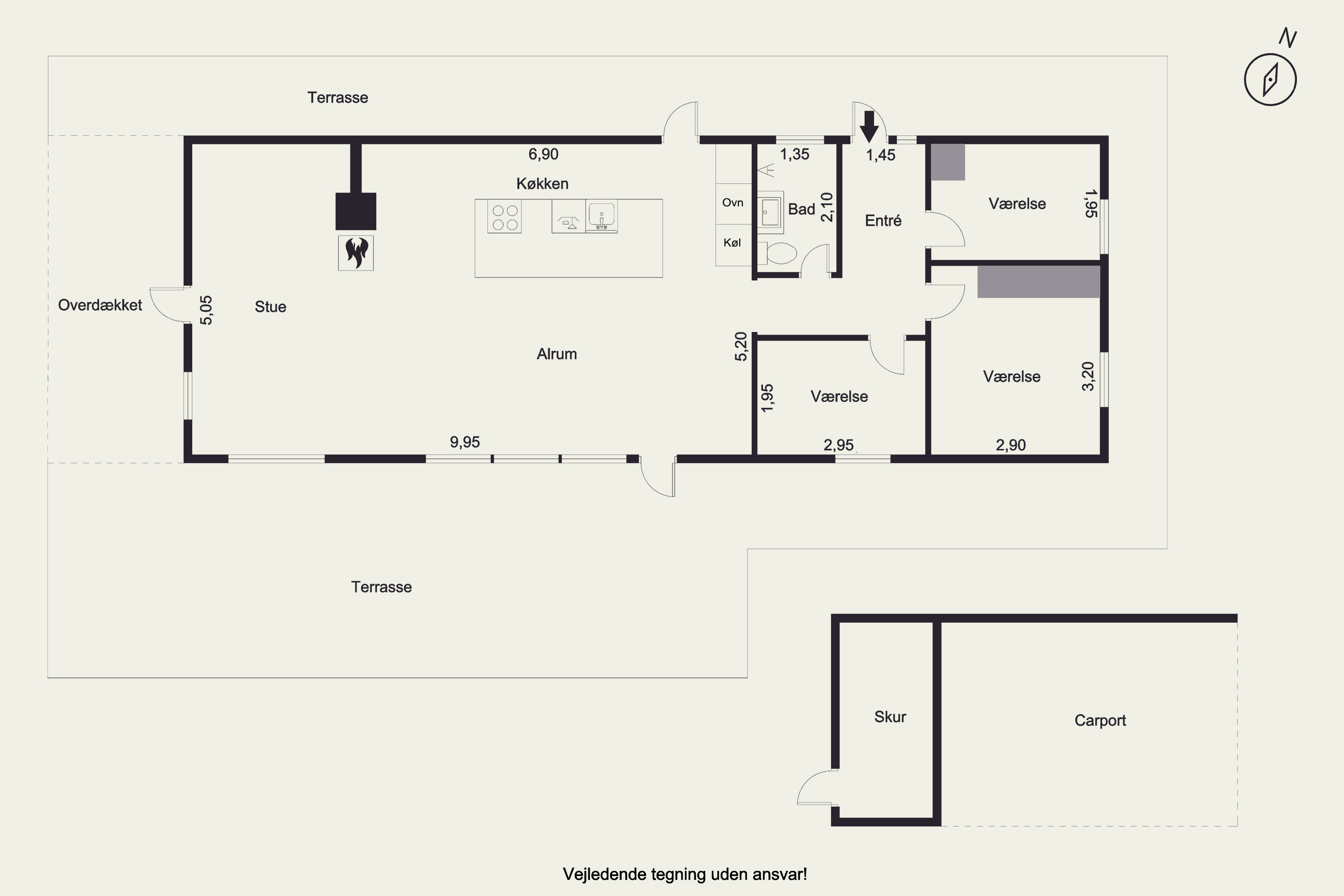 Plantegninger billede af Fyllasvej 7, 3210 Vejby